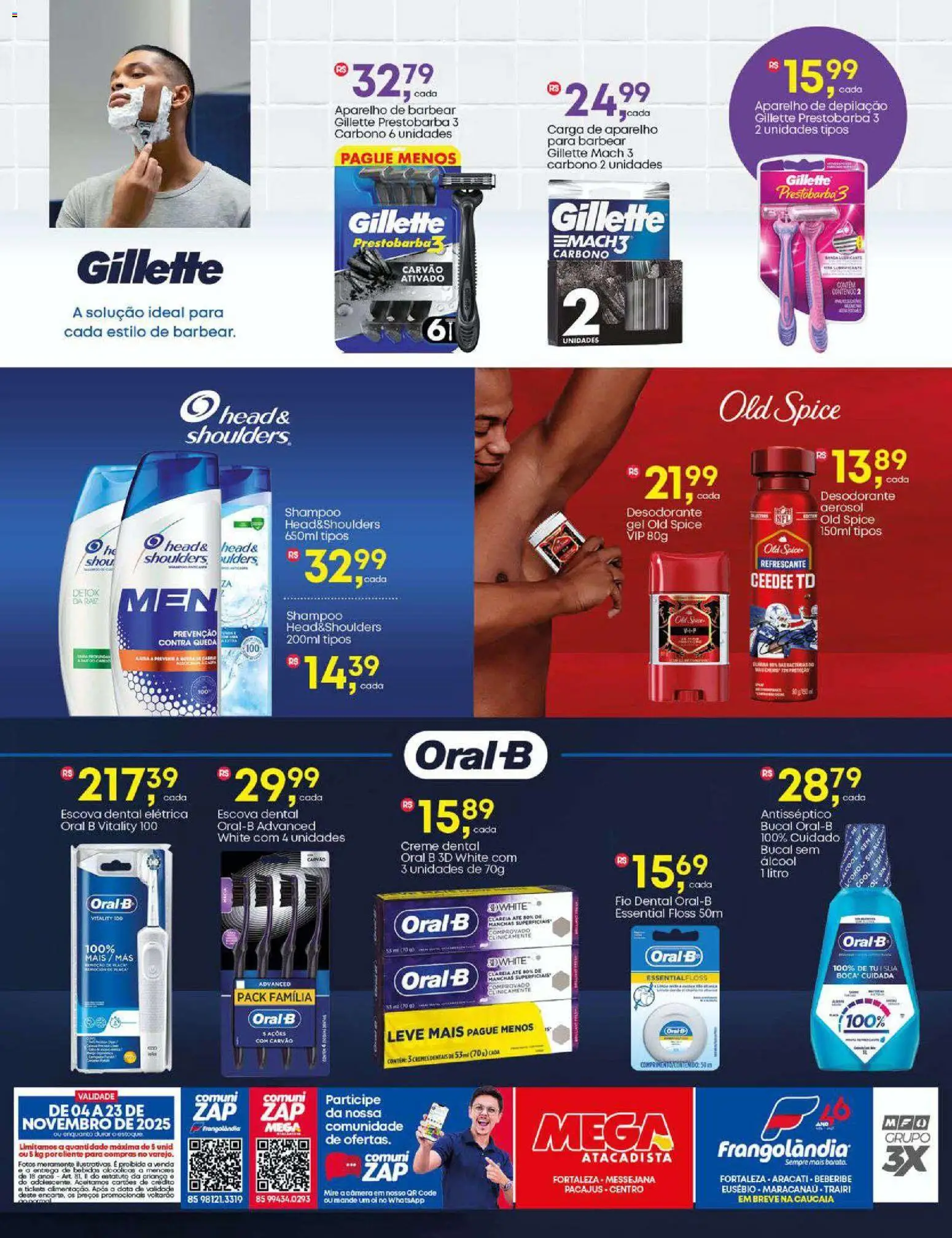 Frangolândia Folheto - válido de 04.11.2025 | Página: 8 | Produtos: Shampoo, Desodorante, Creme, Câmera