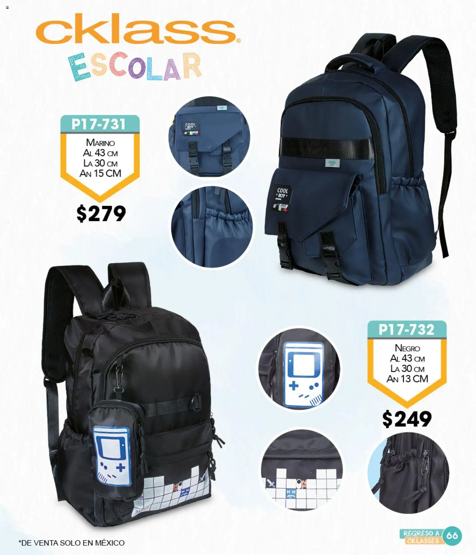 Nuevas ofertas de Cklass válidas en toda la República Mexicana desde el 05.12.2025. ¡Encuentra las mejores ofertas en Cklass catálogo Especial Regreso a Clases! | Página: 67