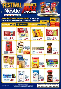 Max Atacadista - Ofertas Festival Nestlé - Pré-Visualização do folheto da loja Max Atacadista, válido de 28.09.2025