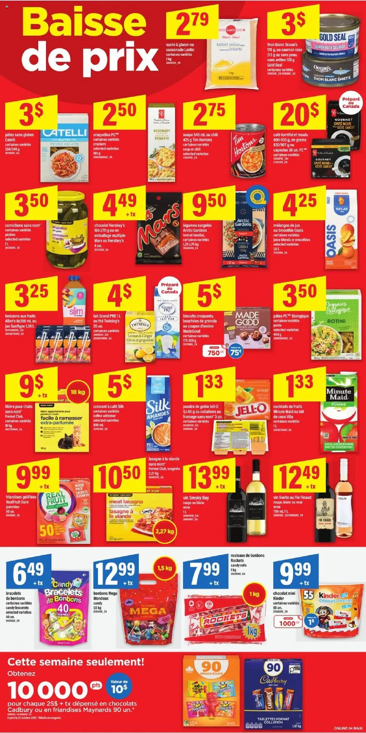 Maxi flyer valid from 16.10.2025 | Page: 8 | Products: PC, Coffee, Chocolate, Wine