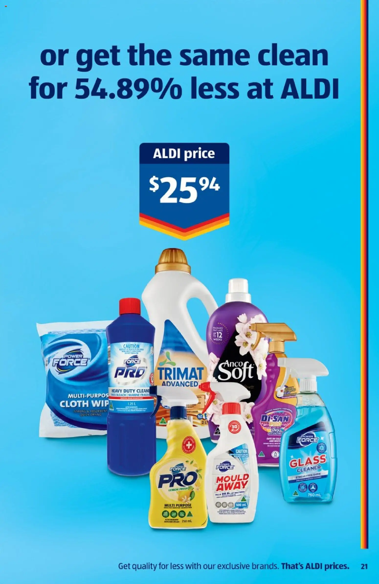 Aldi catalogue - valid from 06.05.2026 | Page: 21 | Products: Cloth, Cleaner, Lemon