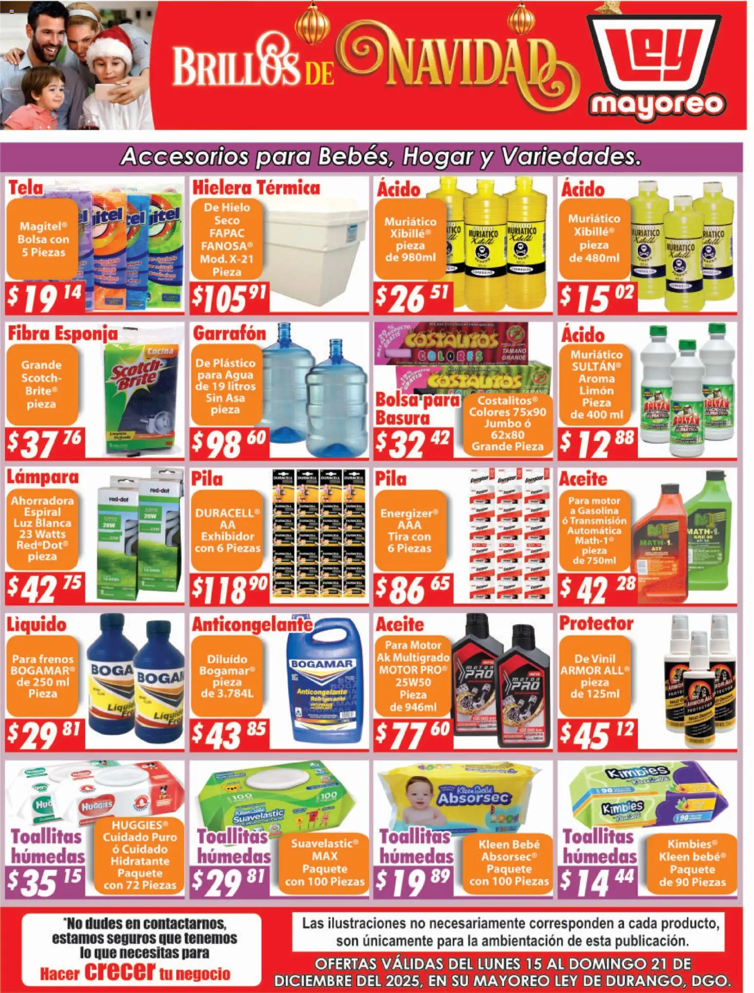 Nuevas ofertas de Casa Ley válidas en toda la República Mexicana desde el 15.12.2025. ¡Encuentra las mejores ofertas en Casa Ley folleto! | Página: 6 | Productos: Agua, Limón, Hielera, Pila