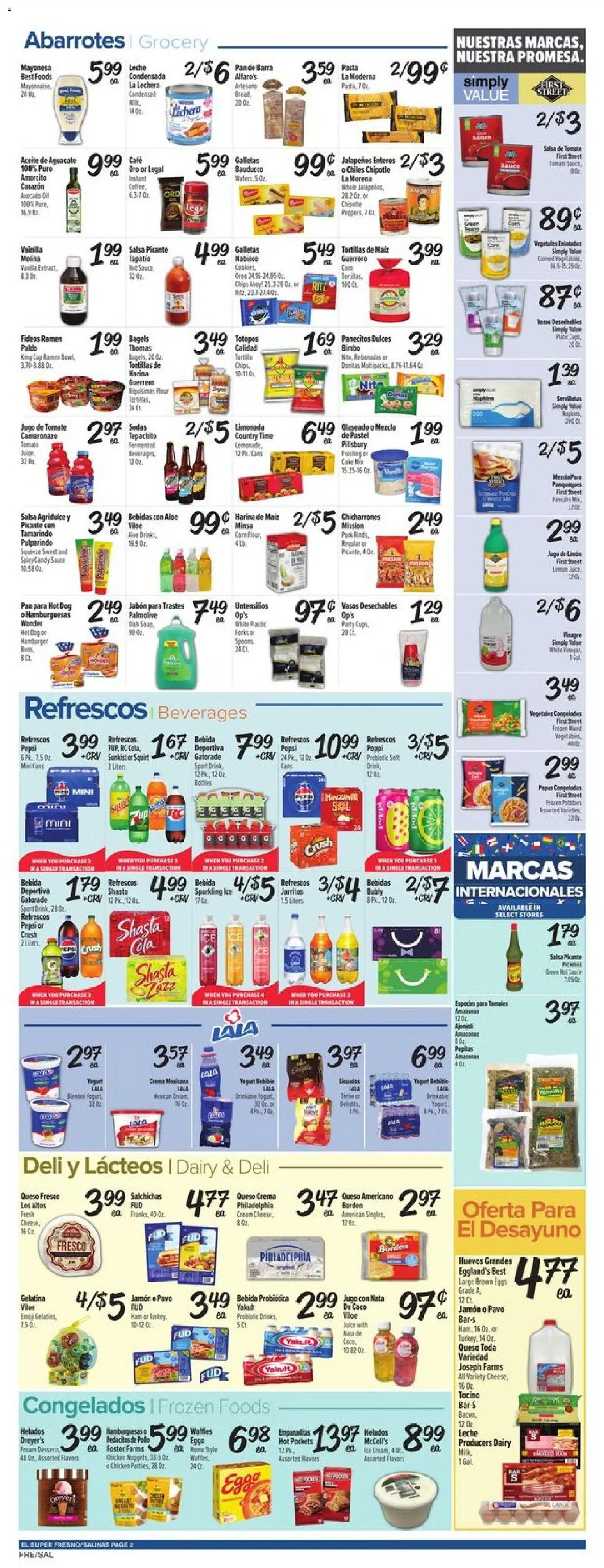 El Super Weekly Ad - valid from 05.11.2025 | Page: 2 | Products: Pan, Oil, Ham, Chips