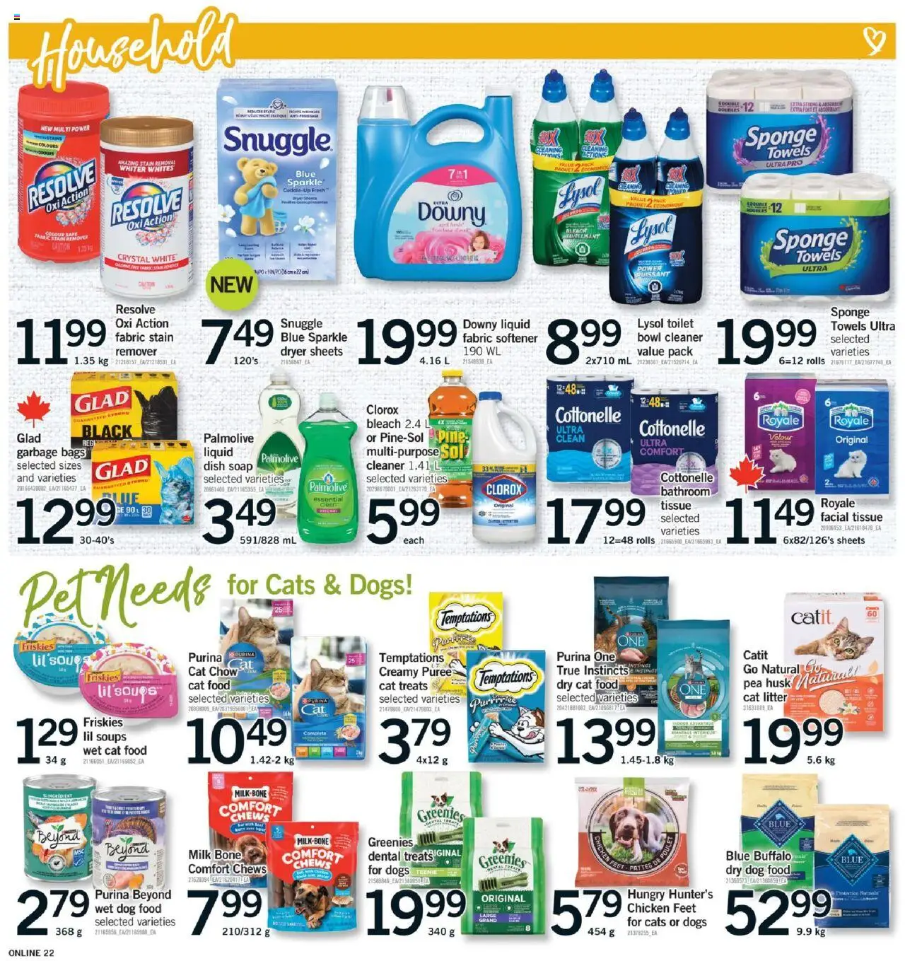 Fortinos flyer valid from 31.07.2025 | Page: 21 | Products: Dryer, Sponge, Stain remover, Chicken