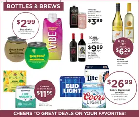 Preview of Fred Meyer weekly ads valid from 05.11.2025 | Page: 14 | Products: Wine, Cream, Lemon, Lime