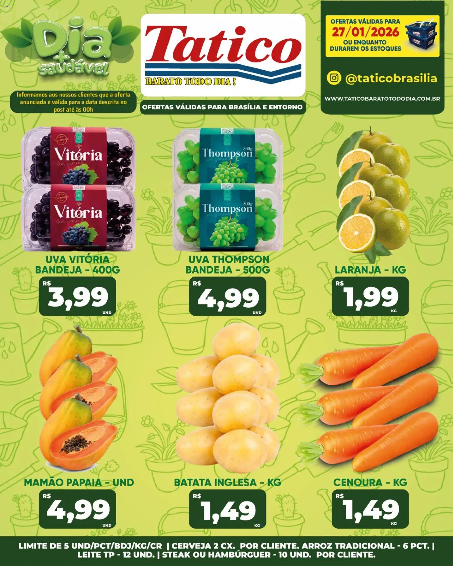 Tatico Folheto - válido de 27.01.2026 | Página: 15 | Produtos: Cerveja, Hambúrguer, Bandeja, Batata