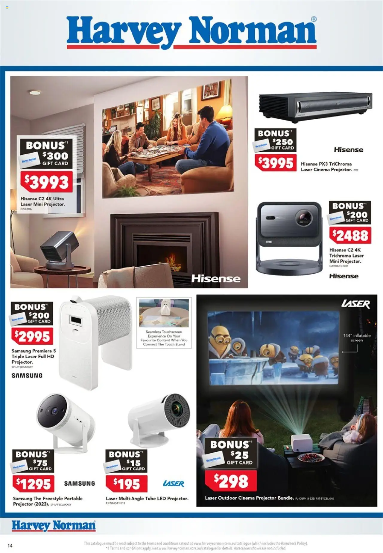 Harvey Norman catalogue - valid from 18.10.2025 | Page: 14 | Products: Accessories, Projector, Portable, Screen
