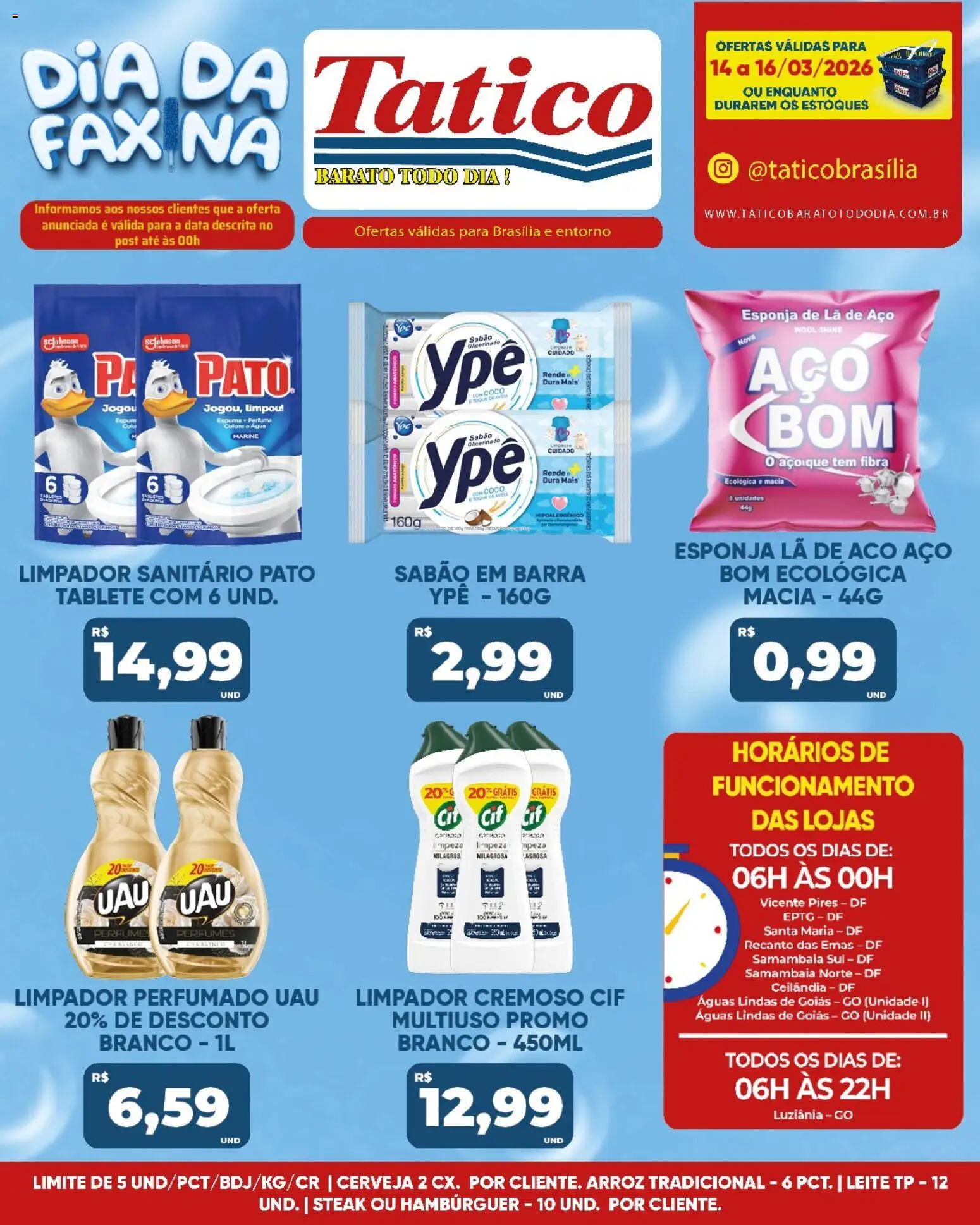 Tatico Folheto - válido de 14.03.2026 | Página: 27 | Produtos: Sabão em barra, Leite, Perfumes, Pá