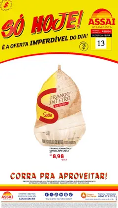 Assaí Atacadista ofertas - RR - Pré-Visualização do folheto da loja Assaí Atacadista, válido de 13.04.2026
