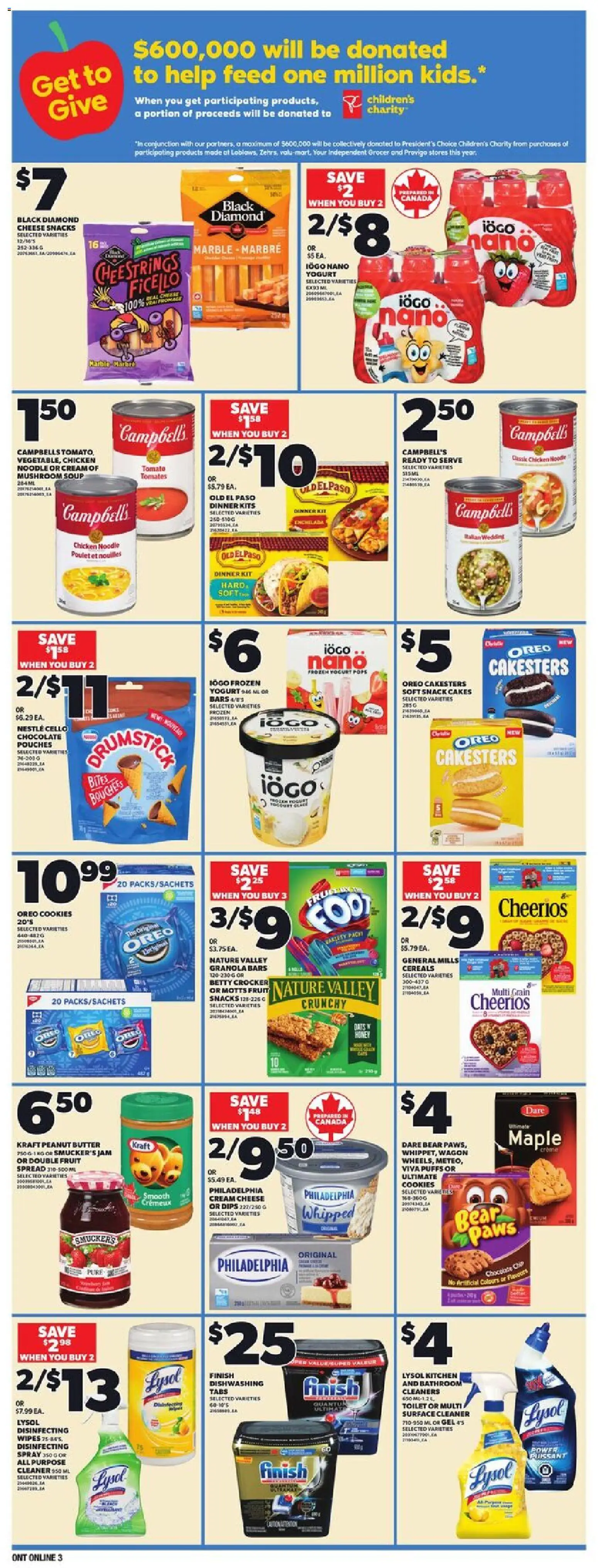 Independent Grocer flyer valid from 23.10.2025 | Page: 10 | Products: Cereals, Cookies, Butter, Cheese