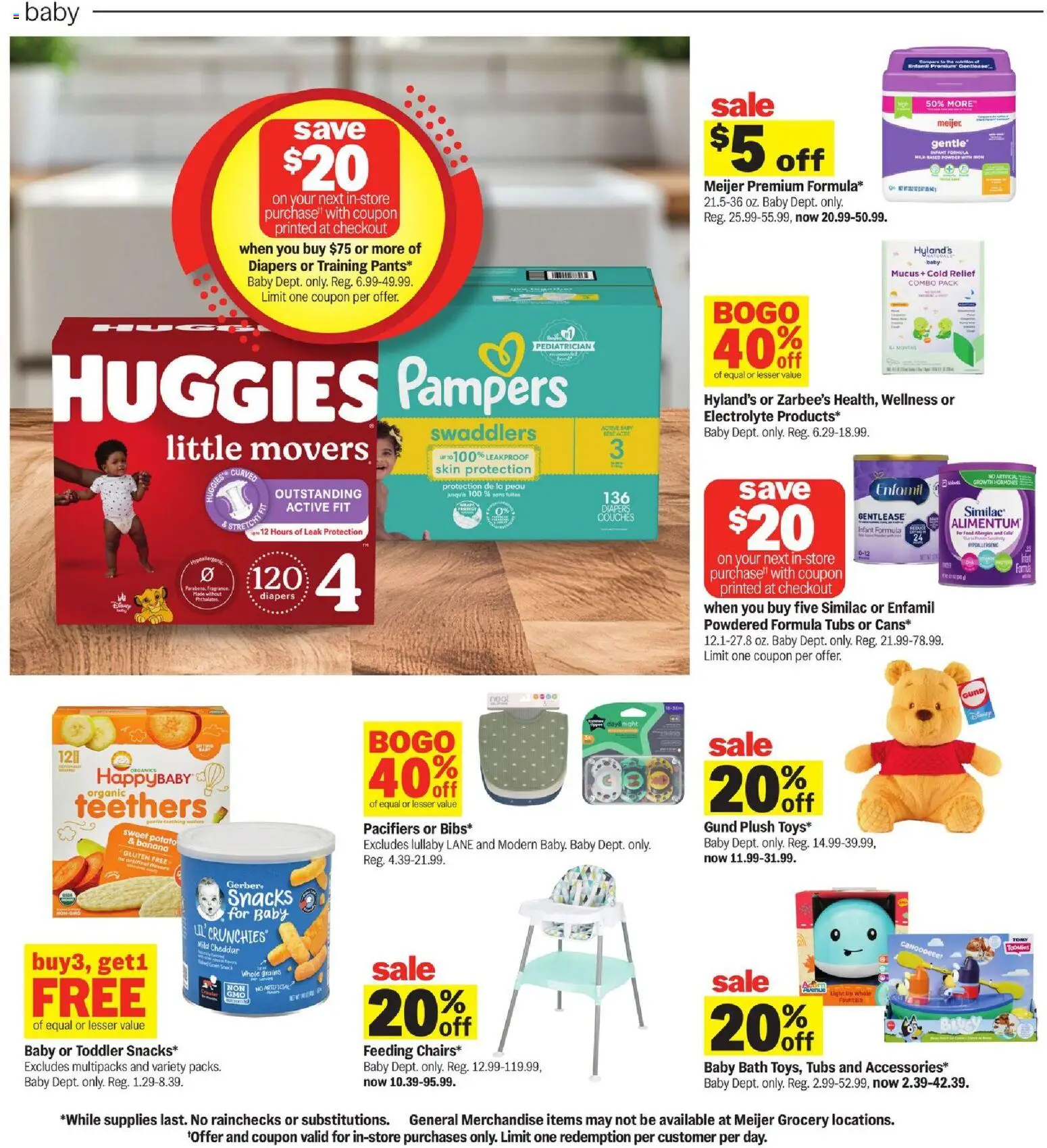 Meijer Weekly Ad - MI - valid from 02.01.2026 | Page: 28 | Products: Bath, Powder