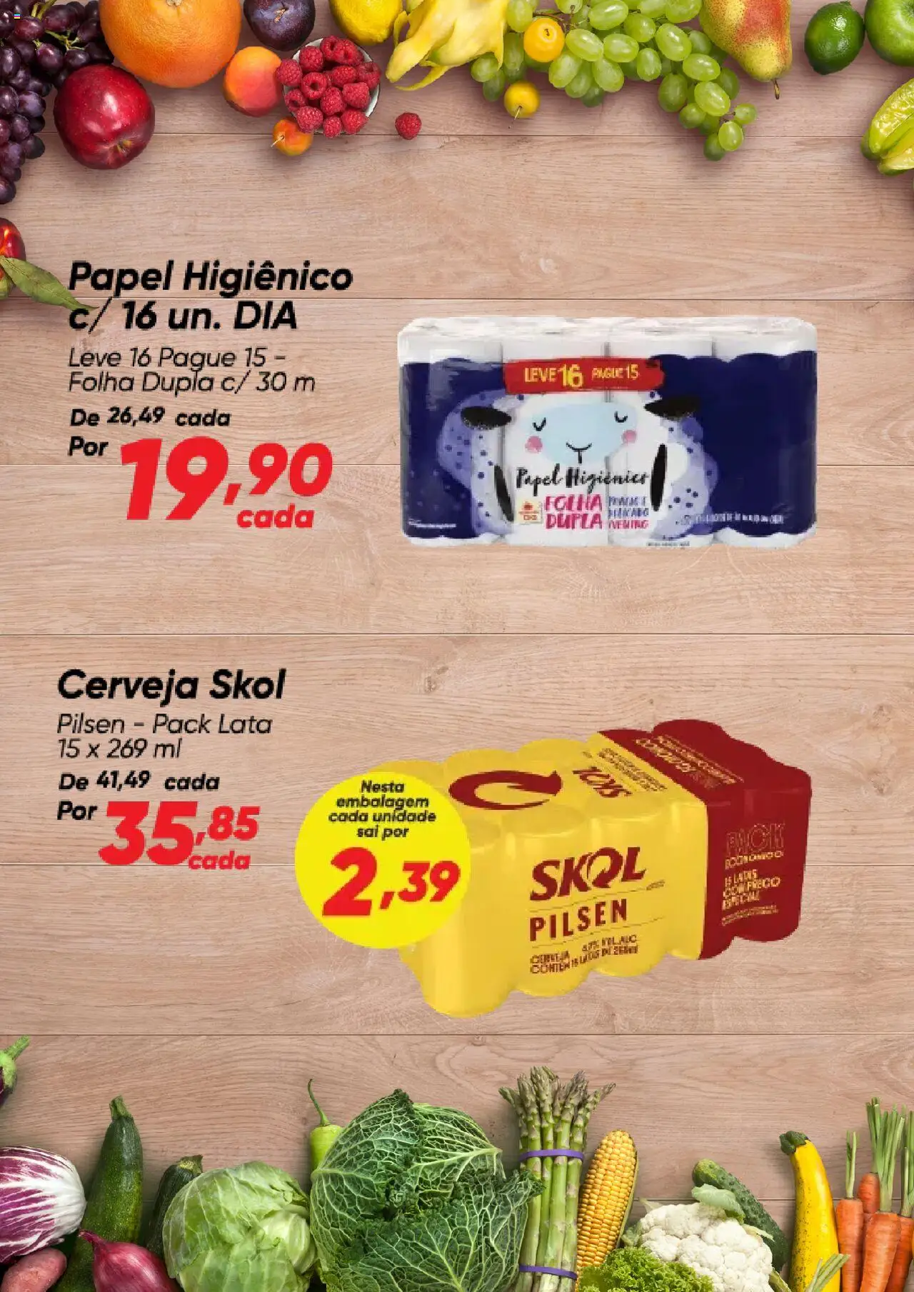 Dia Folheto - válido de 16.10.2025 | Página: 2 | Produtos: Cerveja, Papel higiênico