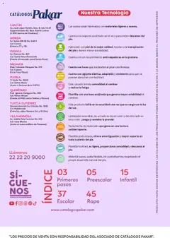 Nuevas ofertas de SC Pakar válidas en toda la República Mexicana desde el 24.07.2025. ¡Encuentra las mejores ofertas en SC Pakar Catálogo Coqueta otoño / invierno! | Página: 2 | Productos: Planta, Ropa, Acolchado