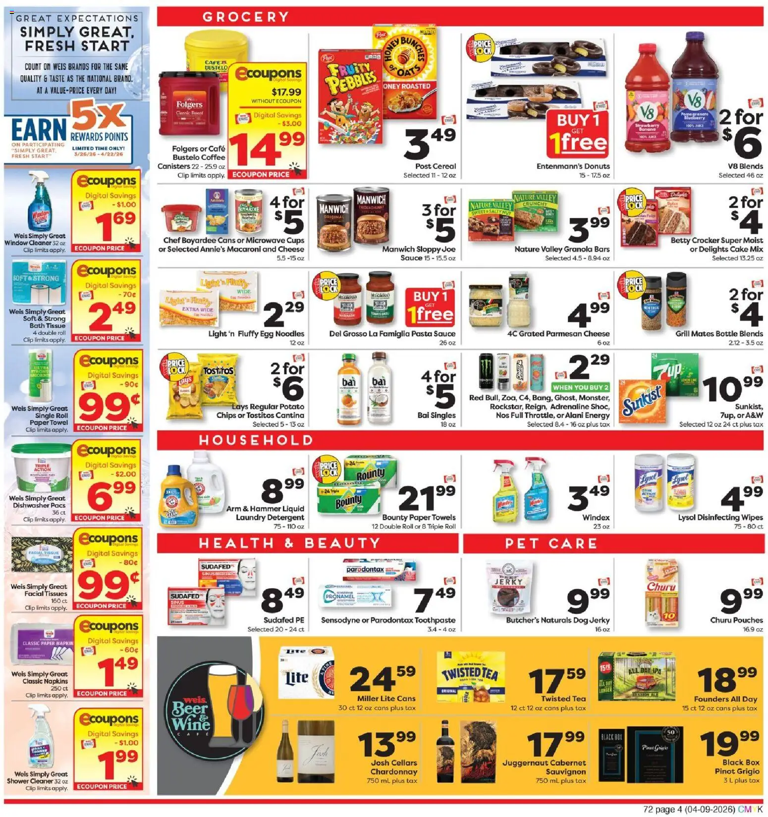 Weis Weekly Ad - valid from 09.04.2026 | Page: 4