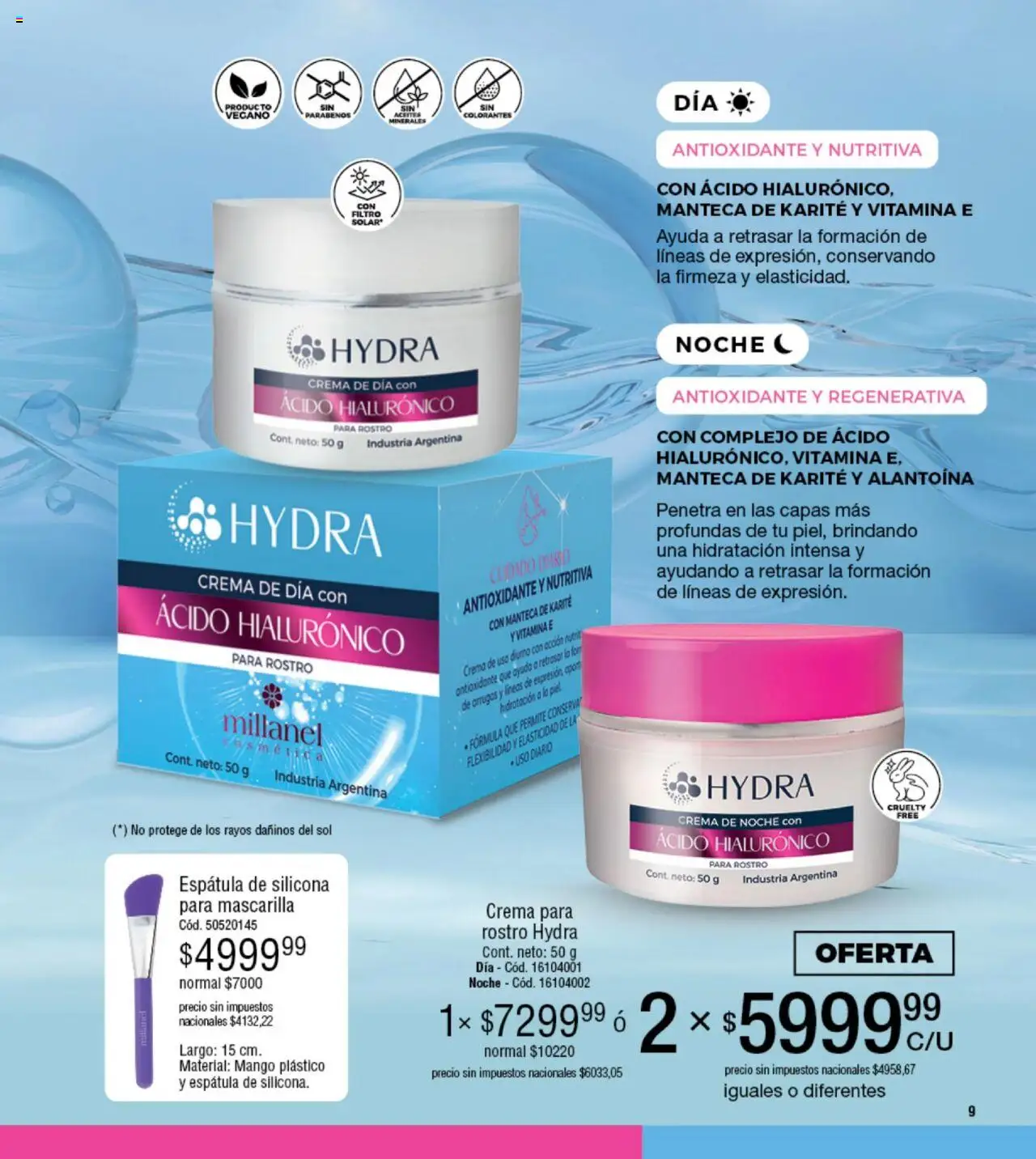 Millanel - Catálogo │ válido desde el 20.10.2025 | Página: 9 | Productos: Espatula, Mango, Manteca, Crema