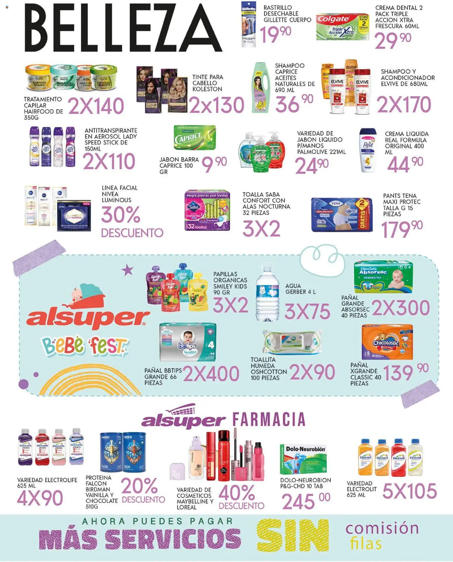 Nuevas ofertas de Alsuper válidas en toda la República Mexicana desde el 24.10.2025. ¡Encuentra las mejores ofertas en Alsuper folleto Laguna! | Página: 4 | Productos: Rastrillo, Chocolate, Barra, Acondicionador