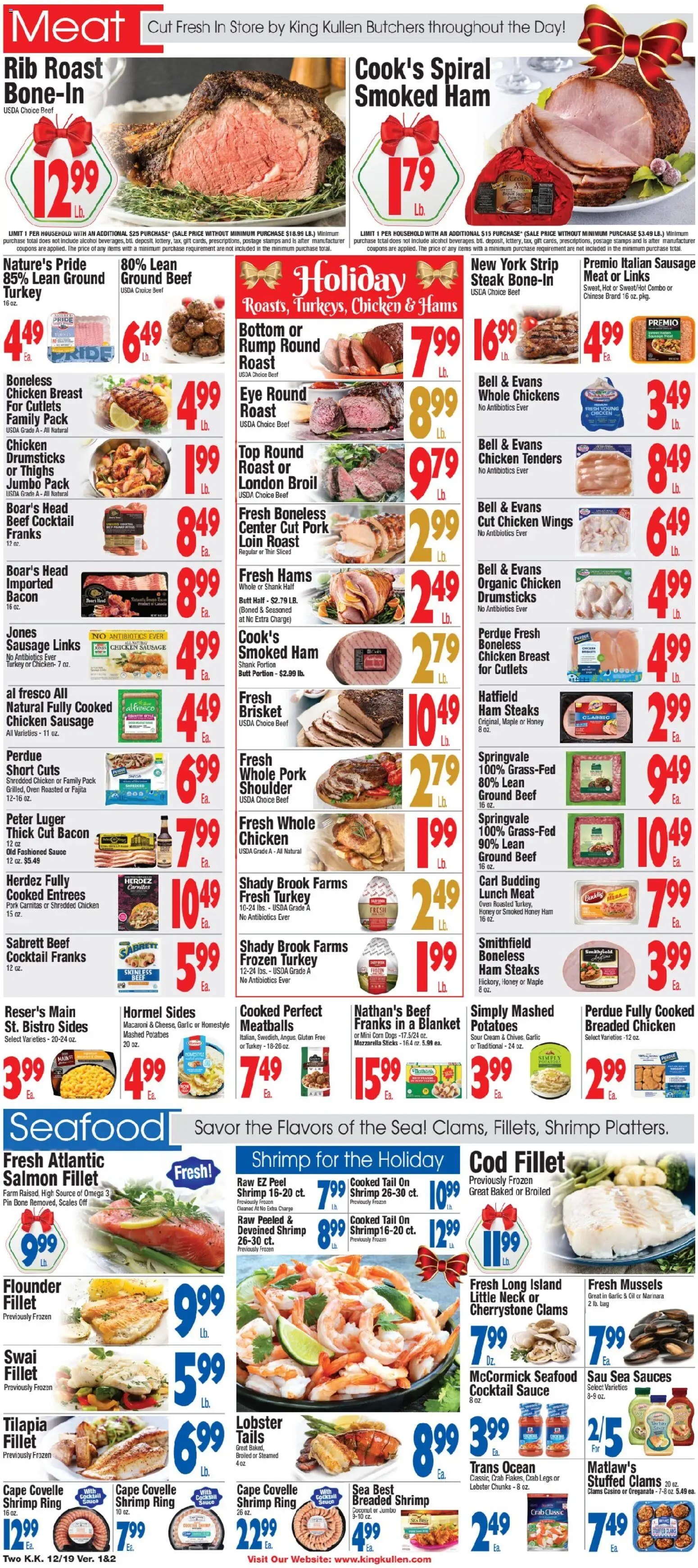 King Kullen Weekly Ad - valid from 18.12.2025 | Page: 2 | Products: Blanket, Corn, Ring, Oven
