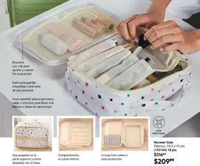 Vista previa de Neceser Gala, Plástico. 25.5 x 19 cm, nuevo folleto de la tienda, válido en México a partir del 20.02.2026 | Página: 115 | Productos: Neceser, Maquillaje