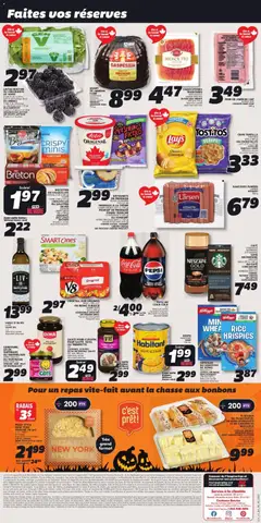 Preview of IGA weekly flyer / circulaire from shop IGA valid from 30.10.2025 | Page: 2 | Products: Butter, Oil, Ham, Pizza