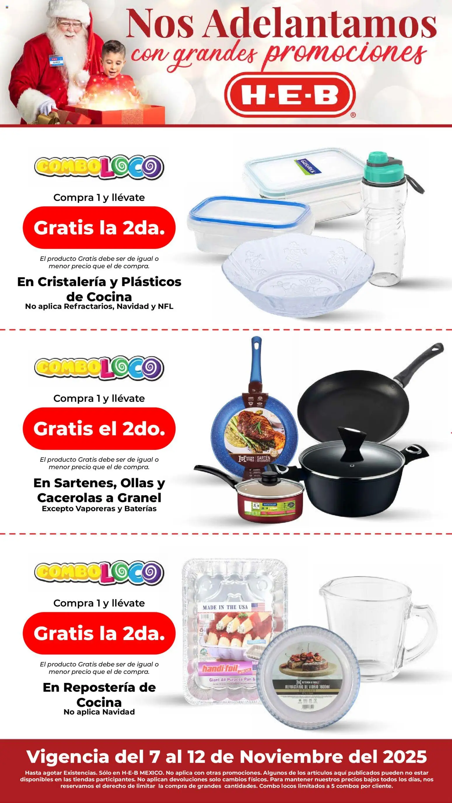Nuevas ofertas de H-E-B válidas en toda la República Mexicana desde el 07.11.2025. ¡Encuentra las mejores ofertas en H-E-B folleto! | Página: 20 | Productos: Pan, Cocina