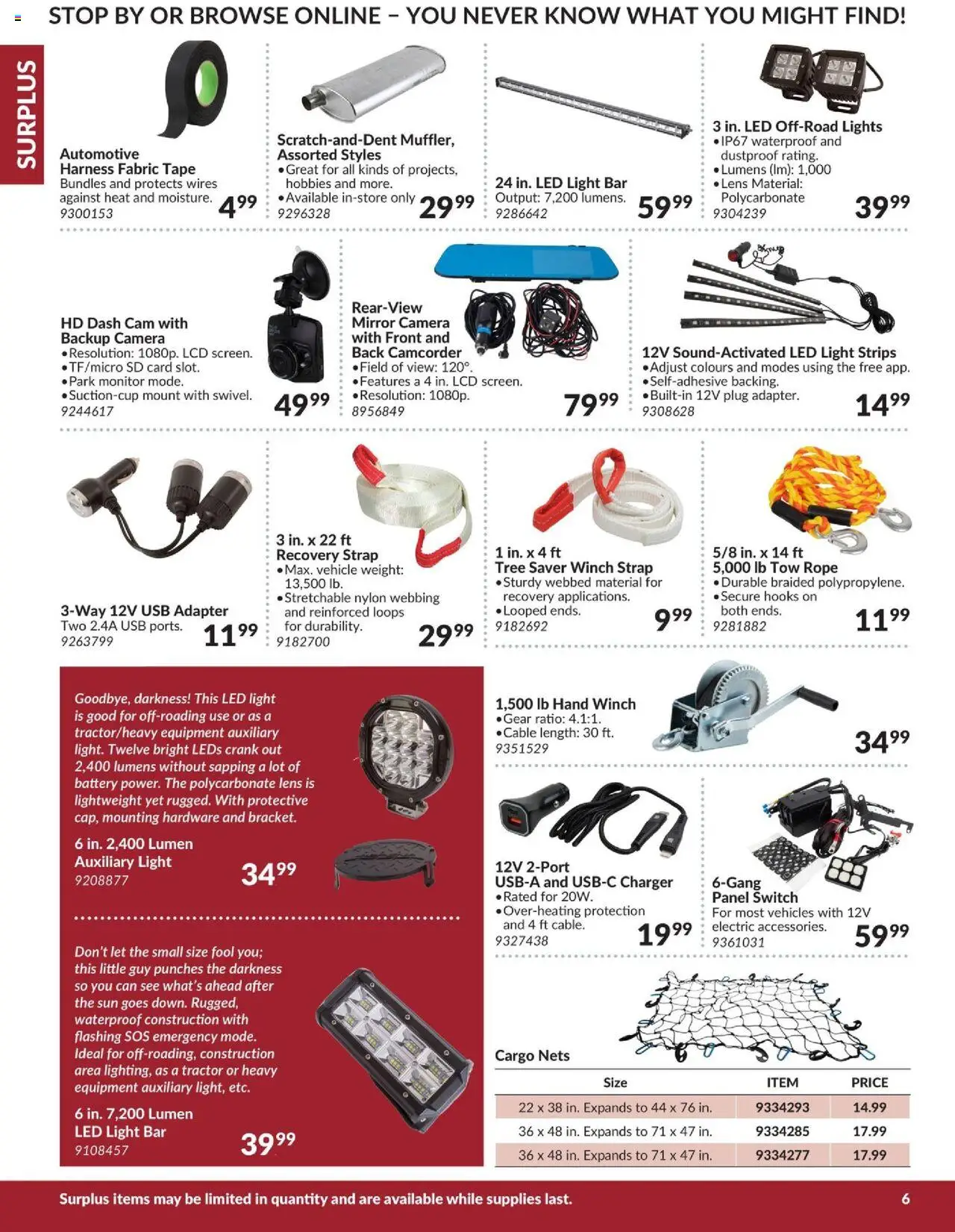 Princess Auto flyer valid from 16.04.2025 | Page: 9 | Products: Monitor, Cable, Adapter, Mirror