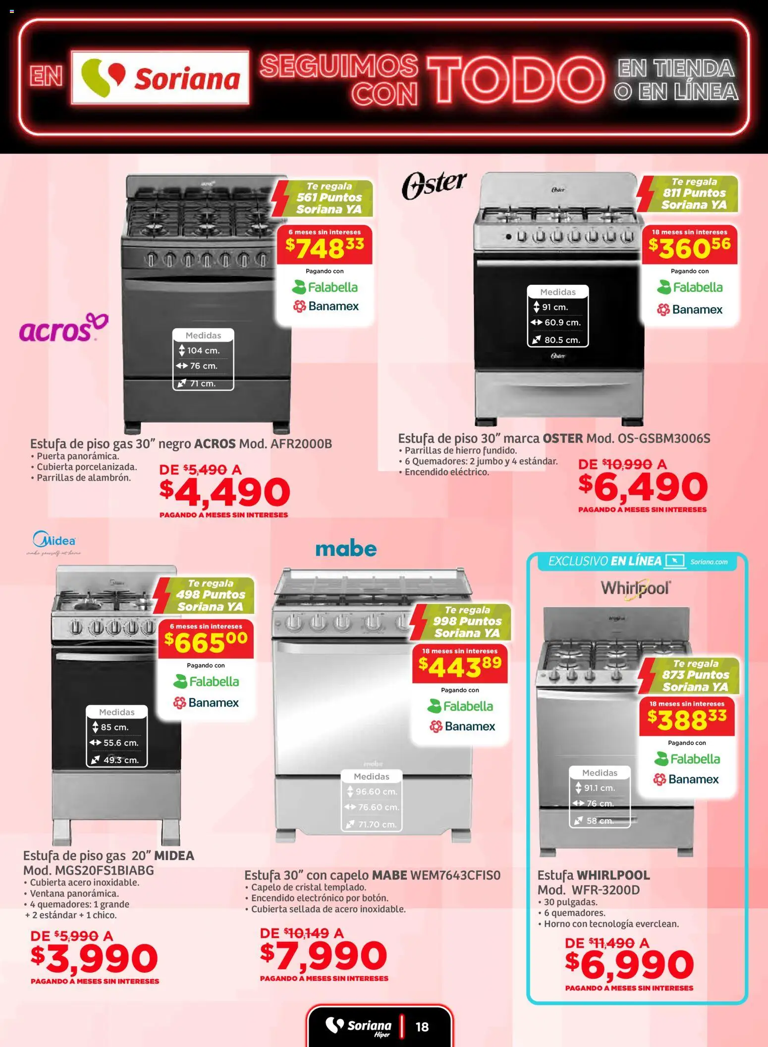 Nuevas ofertas de Soriana válidas en toda la República Mexicana desde el 19.11.2025. ¡Encuentra las mejores ofertas en Soriana - Seguimos con todo Híper Nacional! | Página: 18 | Productos: Horno, Té