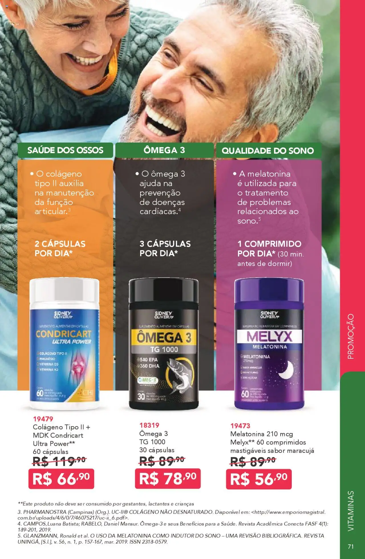 Jequiti Folheto - válido de 03.10.2025 | Página: 71 | Produtos: Colágeno, Maracujá, Ômega 3, Revista