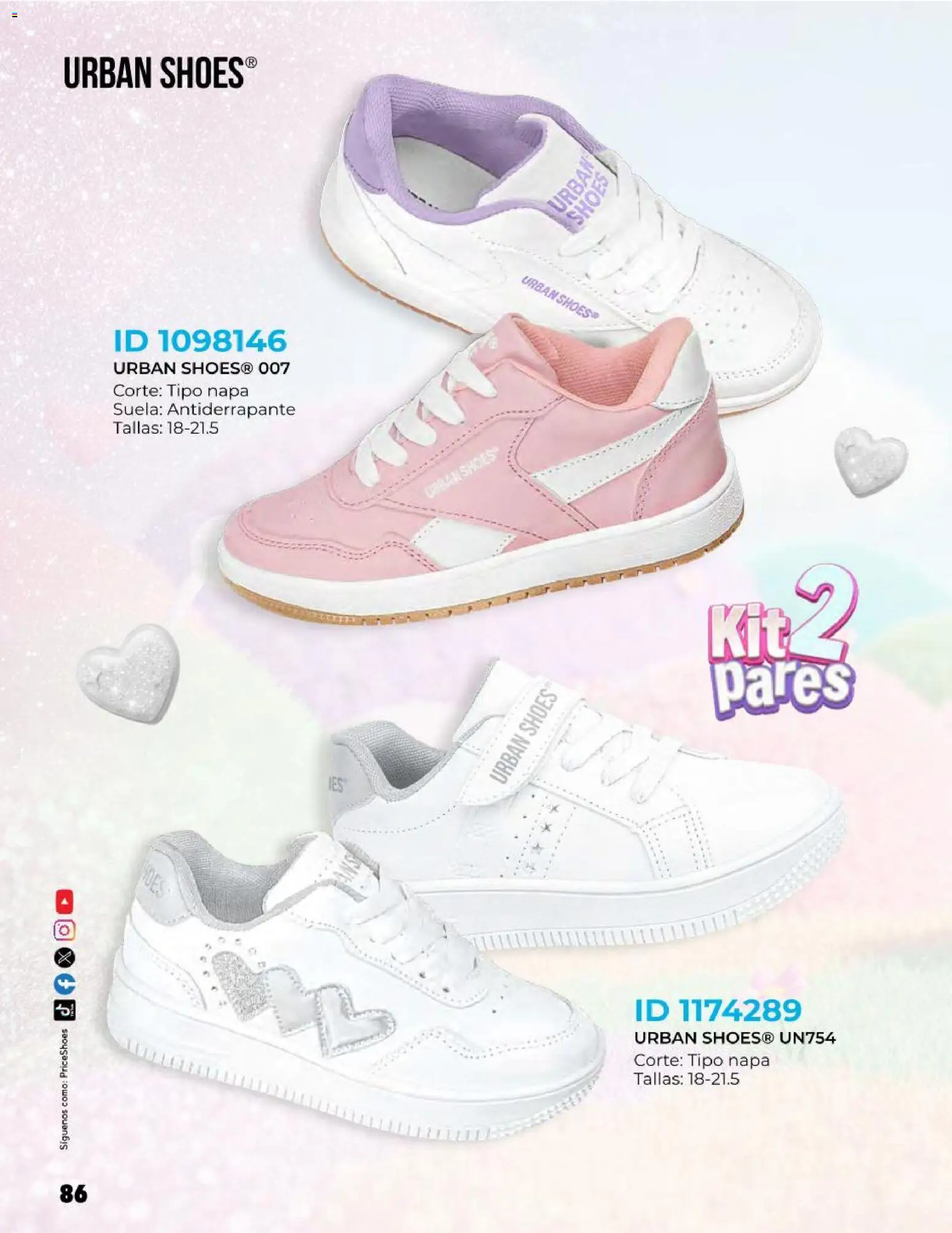 Nuevas ofertas de Price Shoes válidas en toda la República Mexicana desde el 27.10.2025. ¡Encuentra las mejores ofertas en Price Shoes catálogo Kids todo en uno! | Página: 86