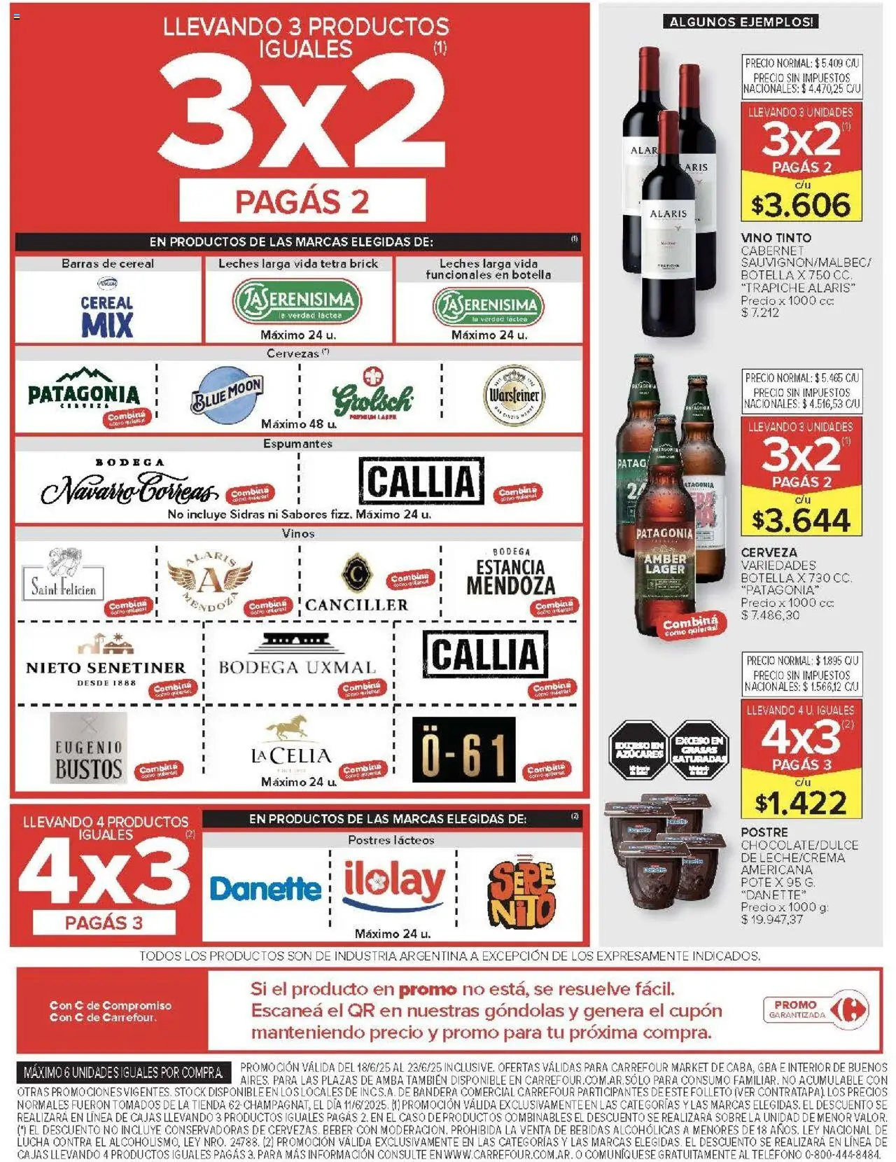 Carrefour Market catálogo │ válido desde el 18.06.2025 | Página: 3 | Productos: Teléfono, Caso, Botella, Sobre