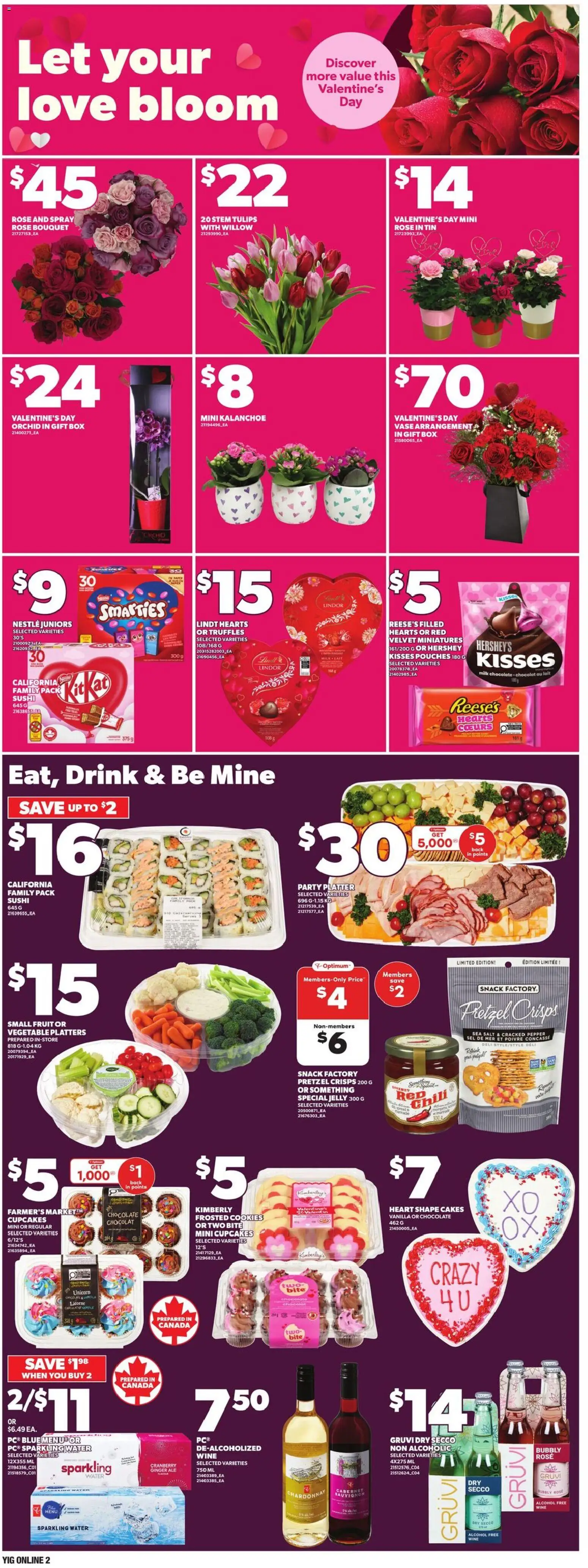 Independent Grocer flyer valid from 12.02.2026 | Page: 8 | Products: Cookies, Box, Milk, Wine