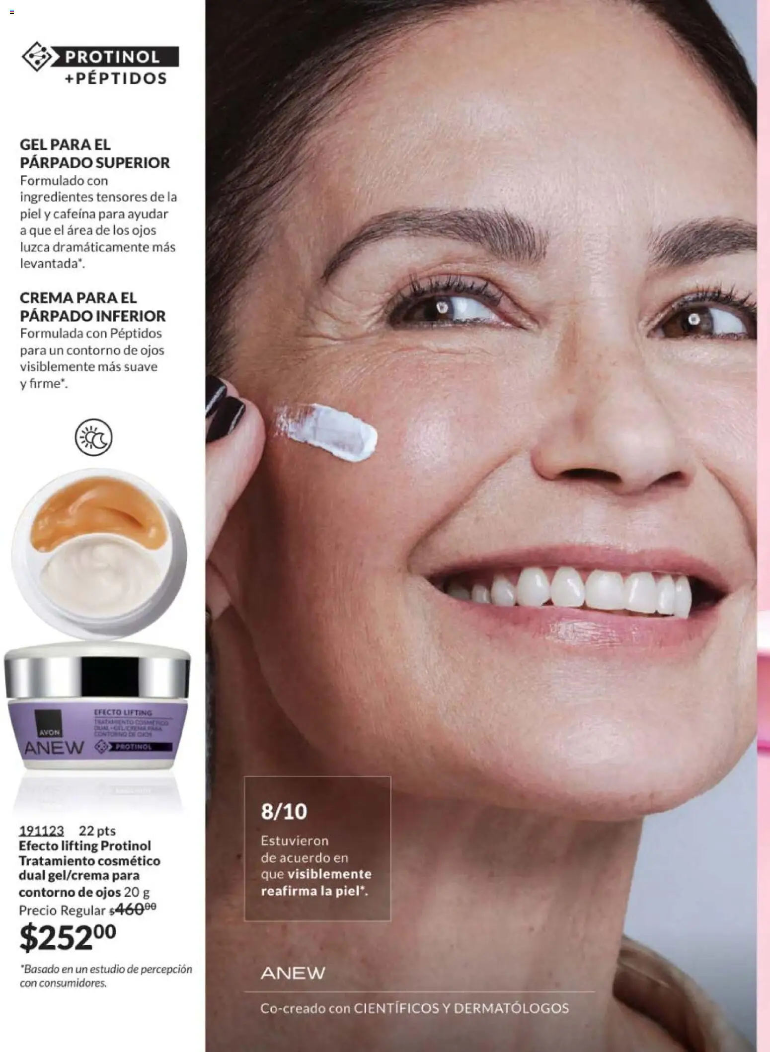 Nuevas ofertas de AVON válidas en toda la República Mexicana desde el 30.01.2026. ¡Encuentra las mejores ofertas en AVON campaña 3 2026! | Página: 136 | Productos: Contorno de ojos, Crema, Contorno