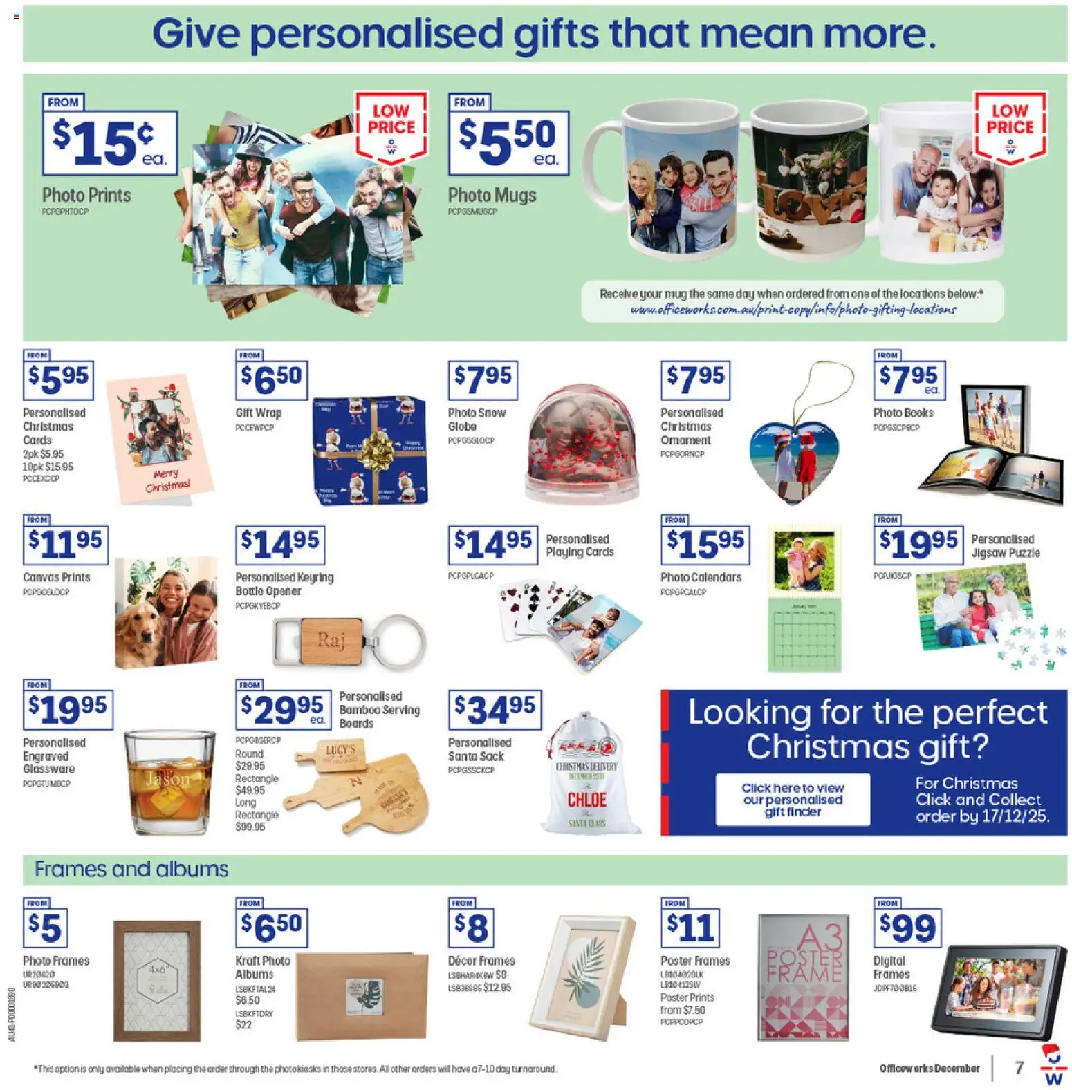 Officeworks catalogue - valid from 04.12.2025 | Page: 7 | Products: Bottle opener, Decor, Glassware, Digital