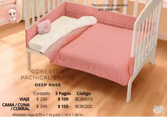 Vista previa de Colchas Concord catálogo Baby, nuevo folleto de la tienda, válido en México a partir del 01.05.2026 | Página: 45 | Productos: Cobertor, Cama, Cuna