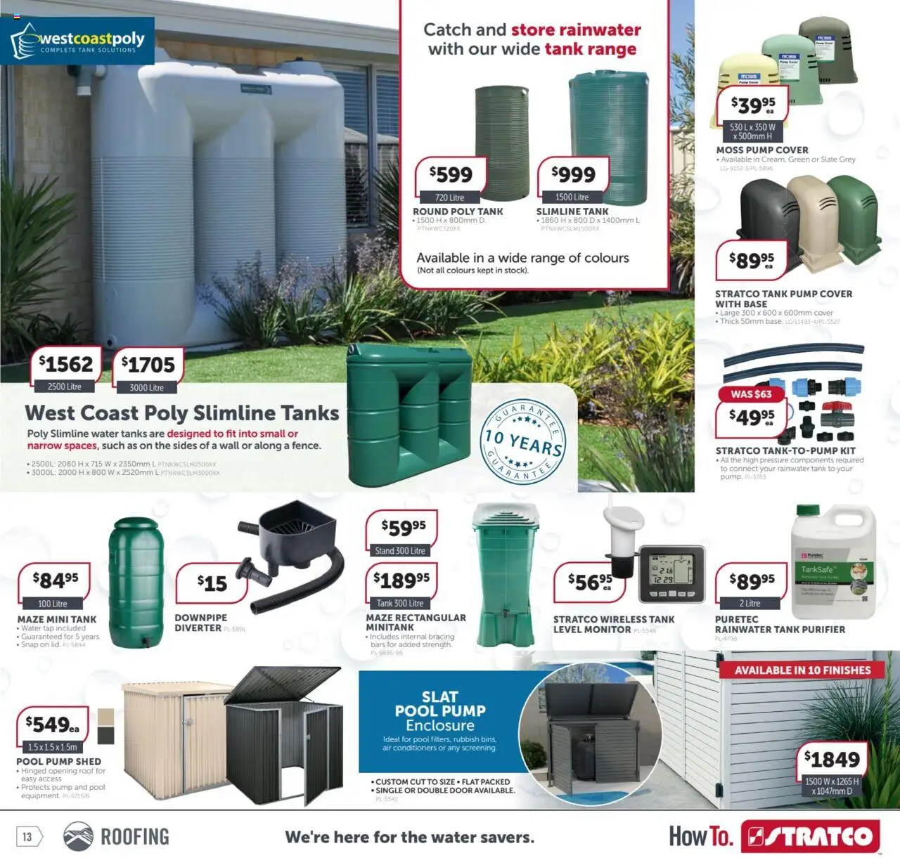Stratco catalogue - valid from 08.08.2025 | Page: 13 | Products: Door, Water, Shed, Monitor