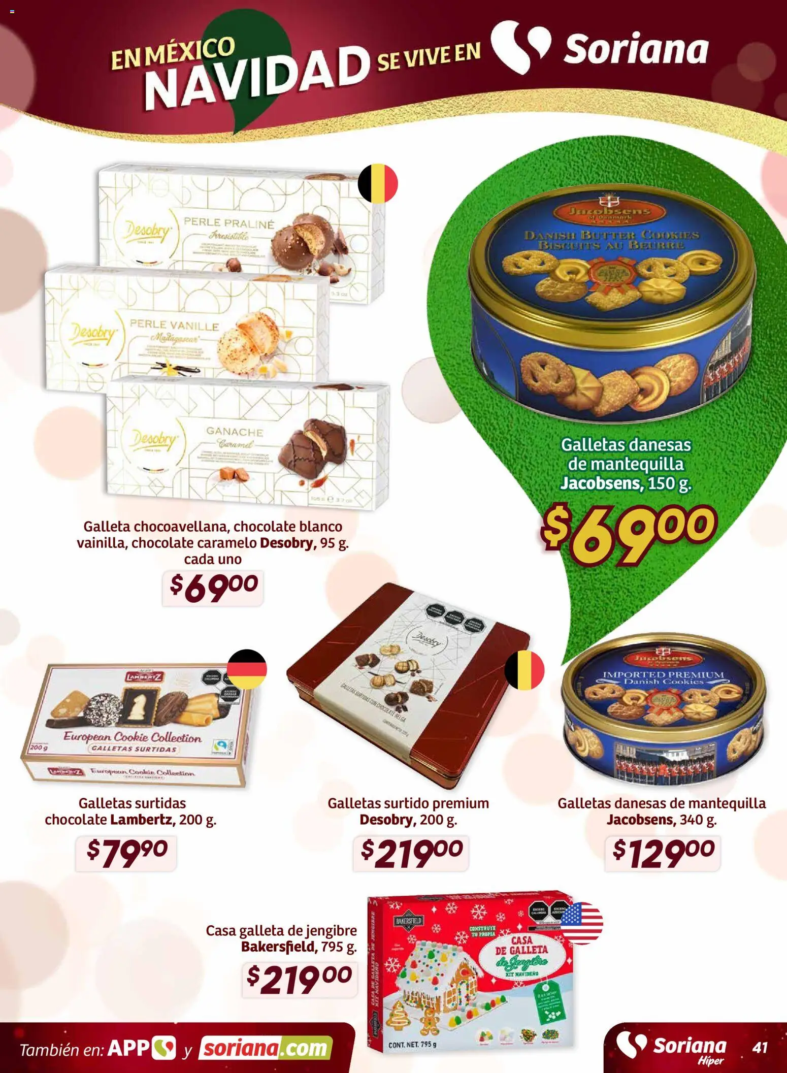 Nuevas ofertas de Soriana válidas en toda la República Mexicana desde el 27.11.2025. ¡Encuentra las mejores ofertas en Soriana - Preciazazaso Híper: Ags, Col, Gto, Jal, Mich! | Página: 42 | Productos: Mantequilla, Chocolate, Galletas