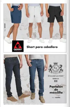 Vista previa de Short para caballero, Men's shorts in blue, white, and black., nuevo folleto de la tienda, válido en México a partir del 01.04.2026 | Página: 38 | Productos: Short