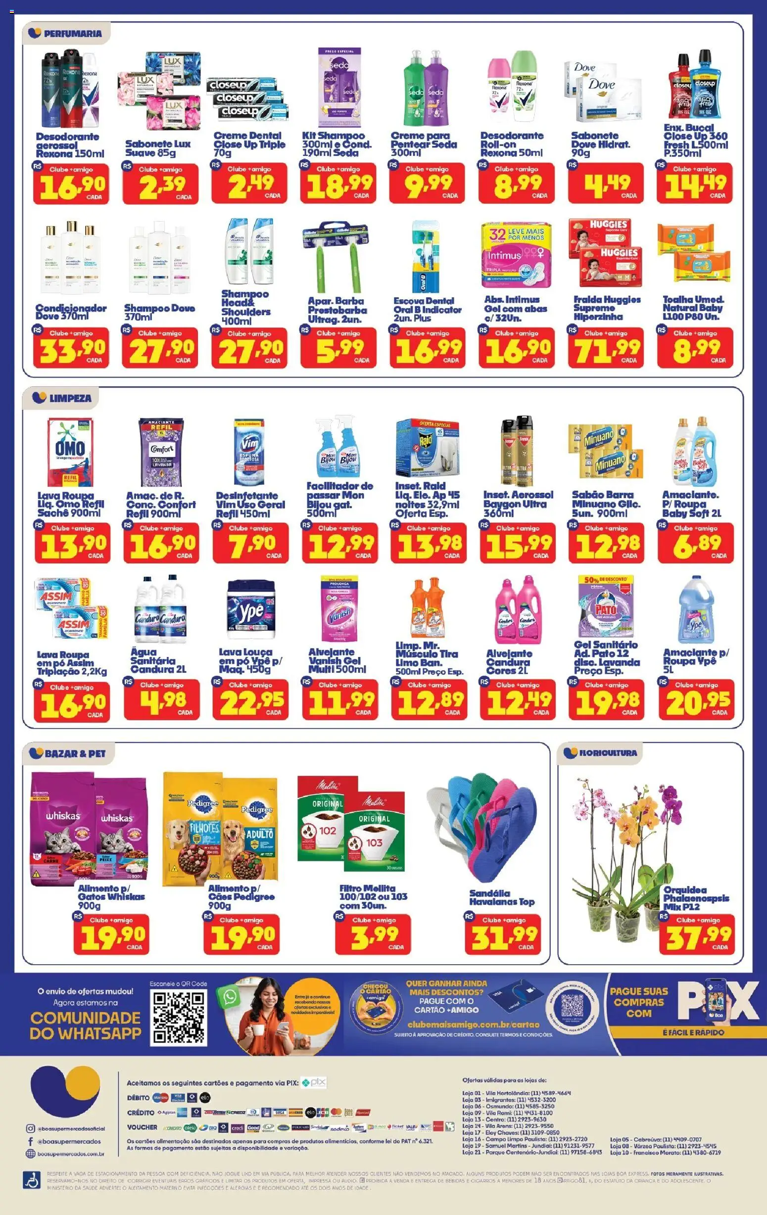Boa Supermercados Folheto - válido de 24.10.2025 | Página: 4 | Produtos: Alvejante, Sabão, Peixe, Vanish
