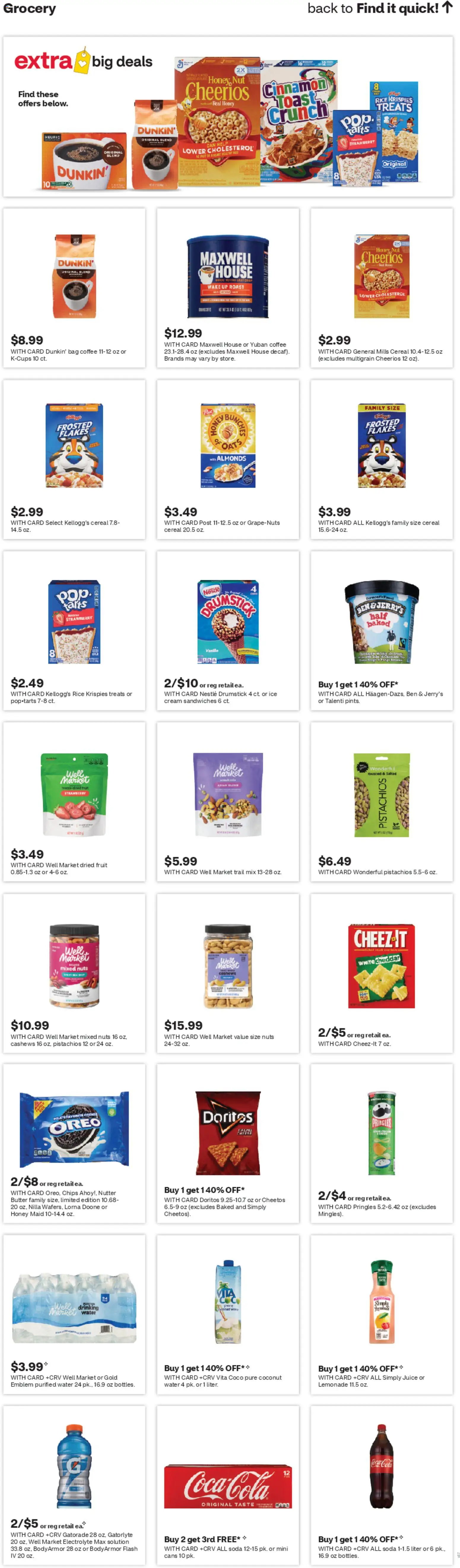 CVS Pharmacy Weekly Ad - WA - valid from 19.04.2026 | Page: 18 | Products: Cheese, Chips, Cream, Bag