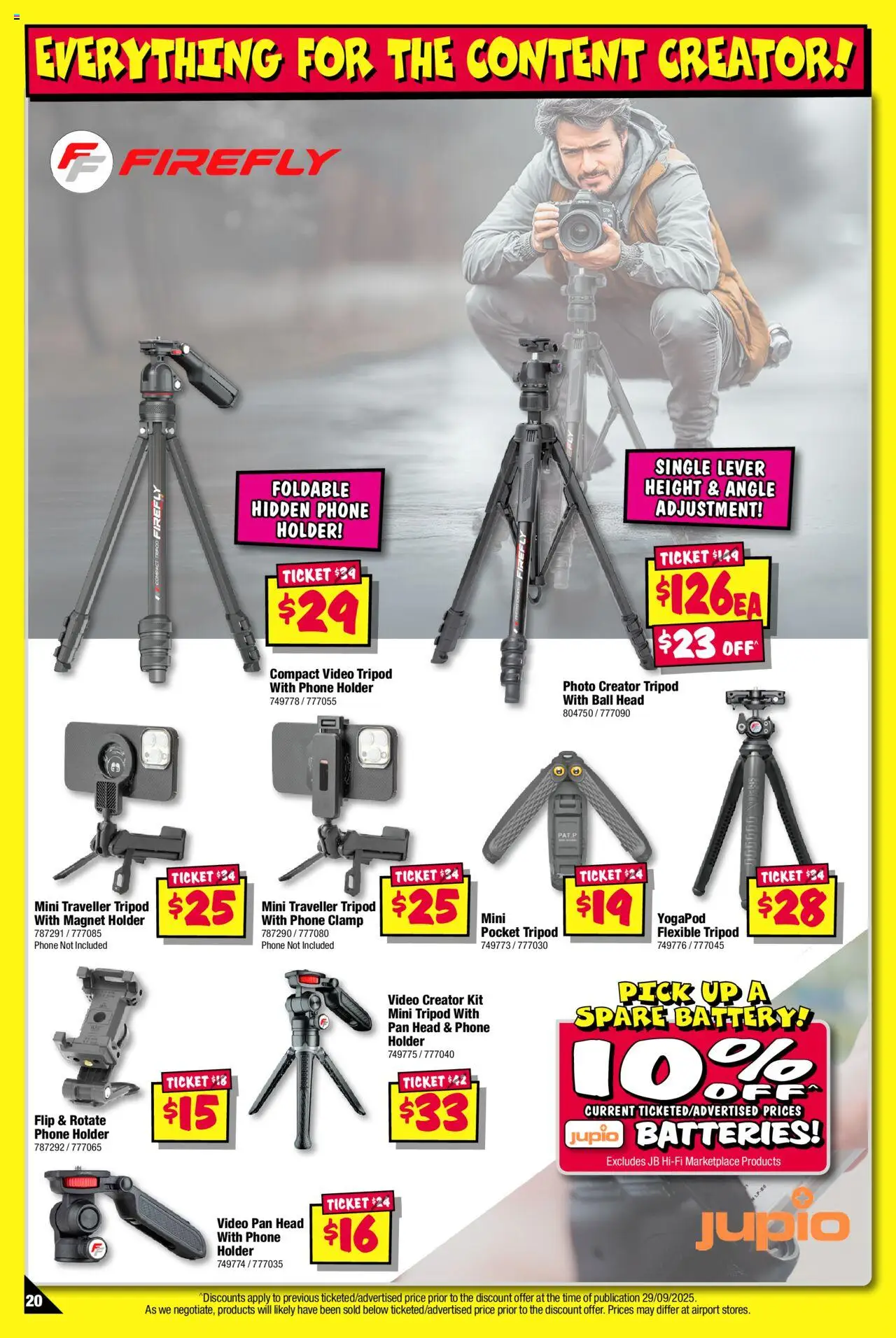 JB Hi-Fi catalogue - valid from 02.10.2025 | Page: 20 | Products: Battery, Batteries, Phone