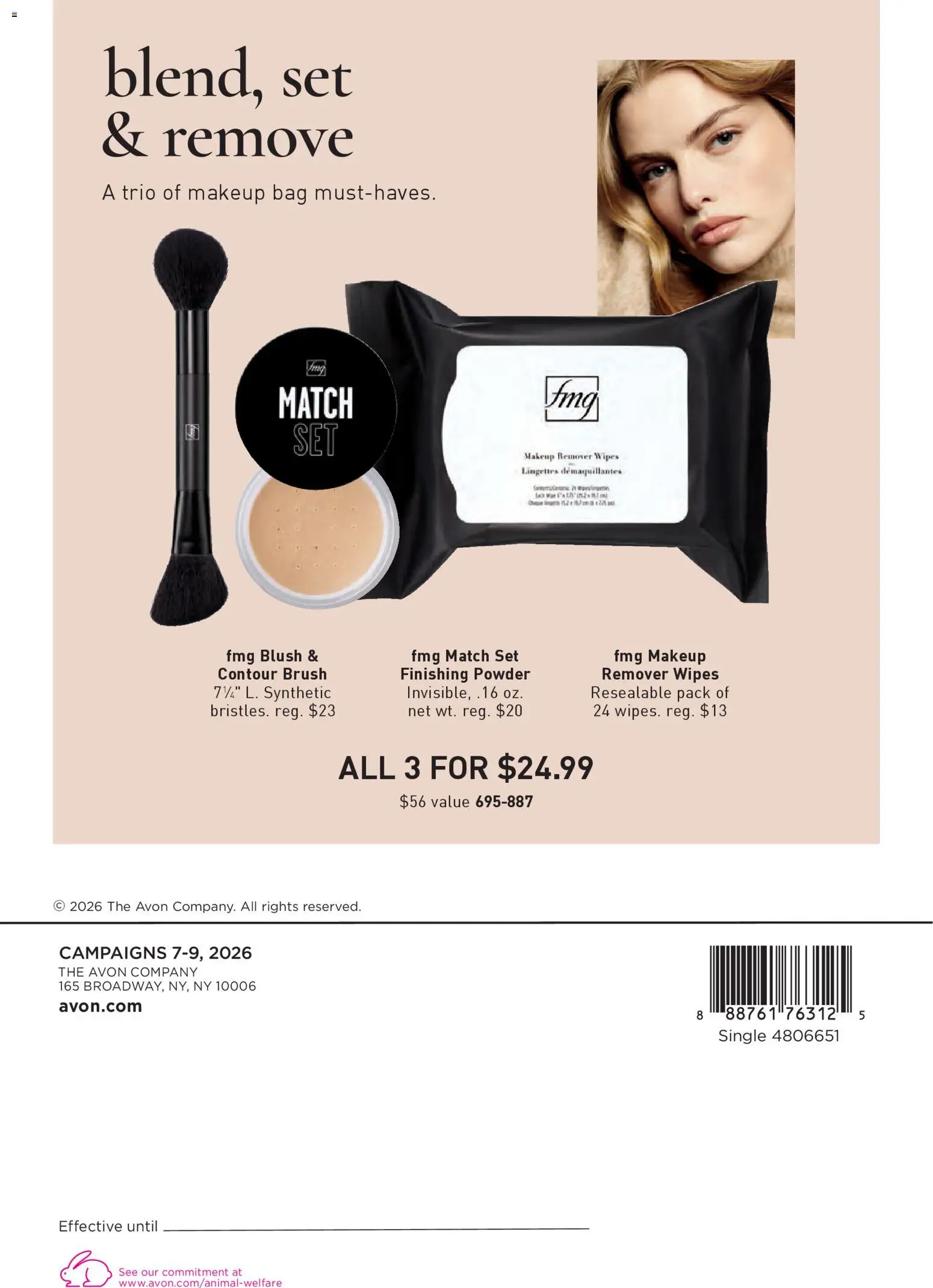 Avon Good Buys Flyer - valid from 25.03.2026 | Page: 24 | Products: Powder, Blush, Brush, Makeup Remover