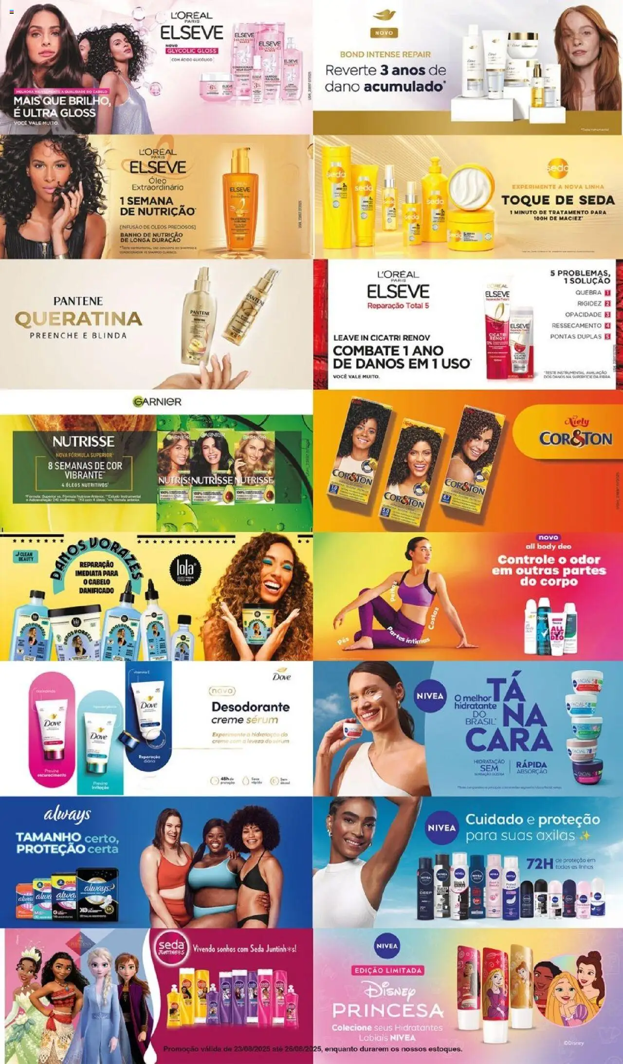 Supermercados Guanabara Folheto - válido de 23.08.2025 | Página: 2 | Produtos: Desodorante, Óleo, Creme, Body