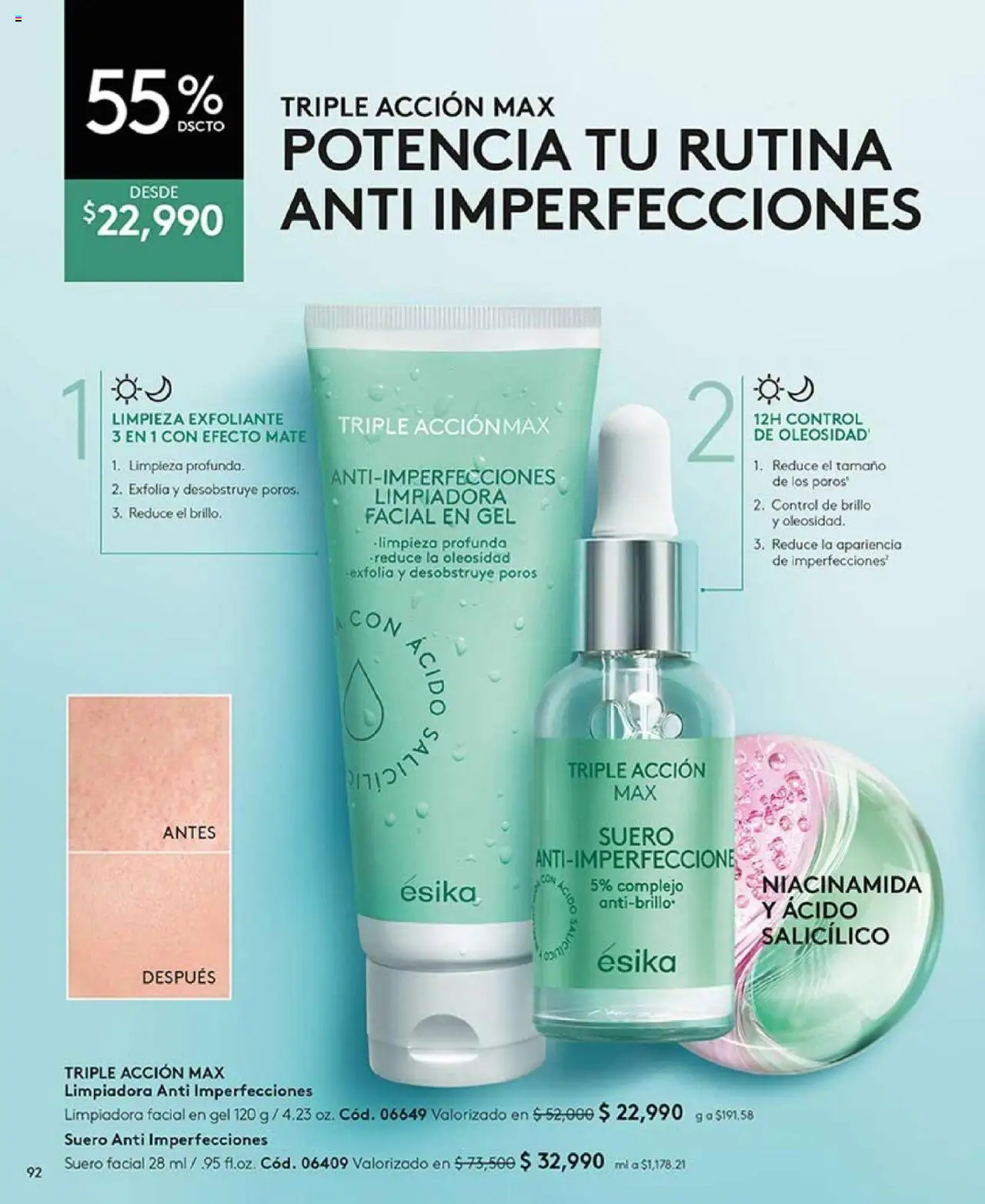 Ésika revista - valida desde el 14.10.2025 | Página: 92 | Productos: Brillo