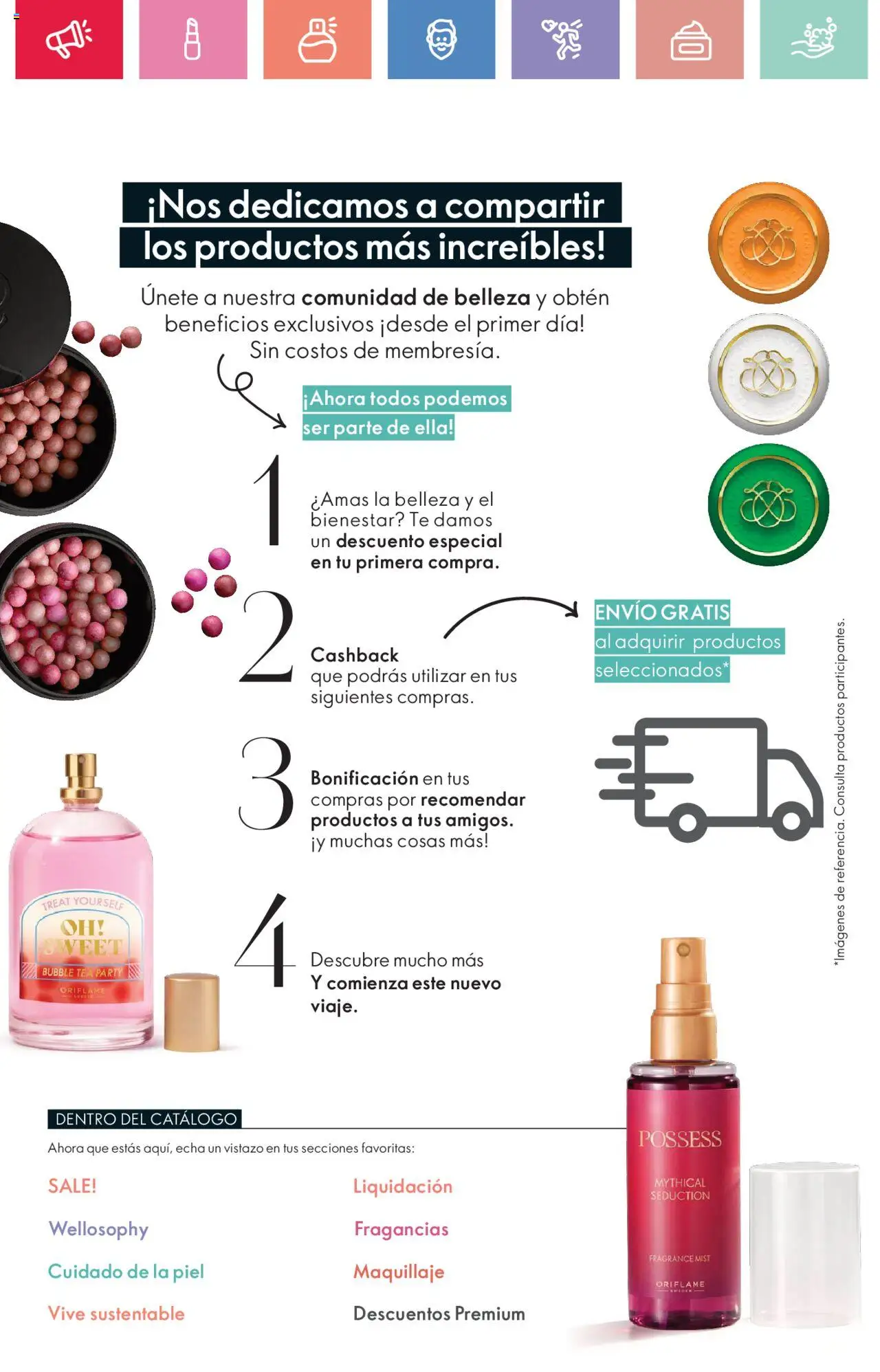 Oriflame catálogo │ válido desde el 02.08.2025 | Página: 8 | Productos: Maquillaje, Té
