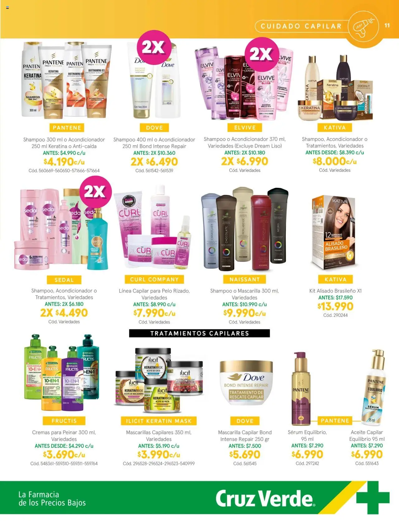 Cruz Verde Descuentos │ válido desde el 04.06.2025 | Página: 11 | Productos: Brillo, Chocolate, Shampoo, Aceite