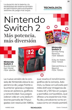 Vista previa de Costco Revista de marzo, nuevo folleto de la tienda, válido en México a partir del 01.03.2026 | Página: 20