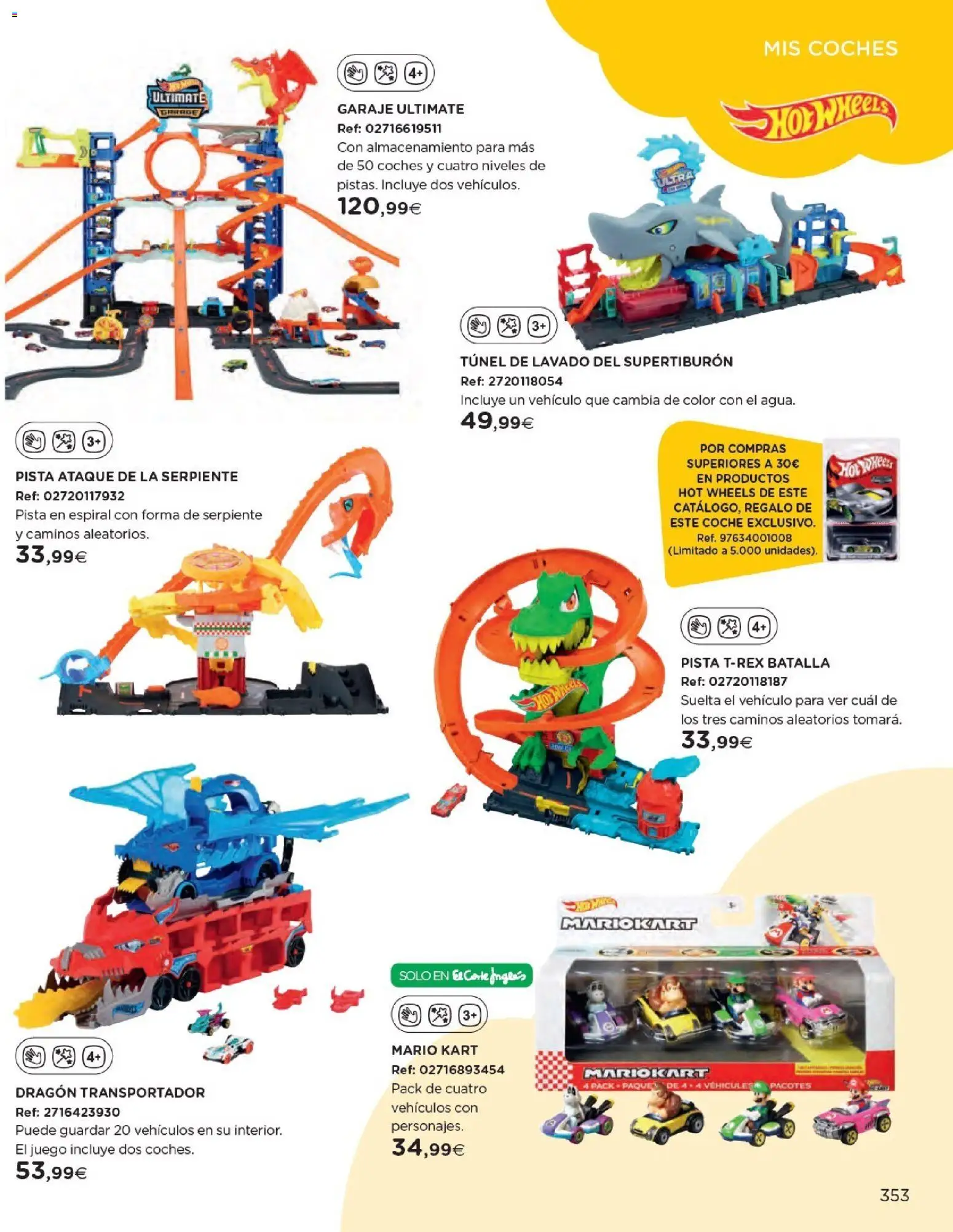 Nuevas ofertas de El Corte Inglés válidas en toda la República Mexicana desde el 27.10.2025. ¡Encuentra las mejores ofertas en El Corte Inglés catálogo Juguetes! | Página: 353 | Productos: Juego