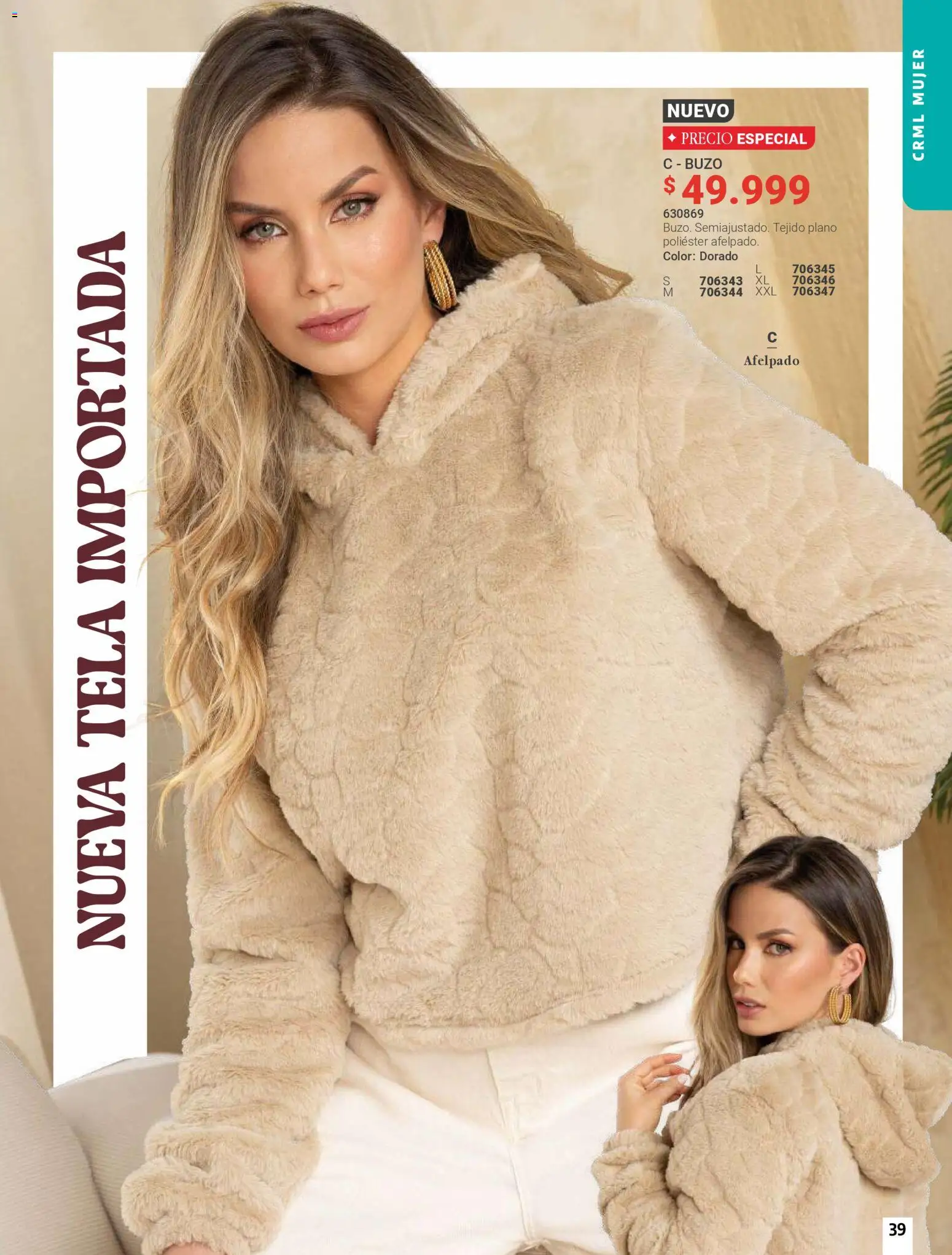 Carmel revista - valida desde el 01.05.2026 | Página: 39 | Productos: Buzo