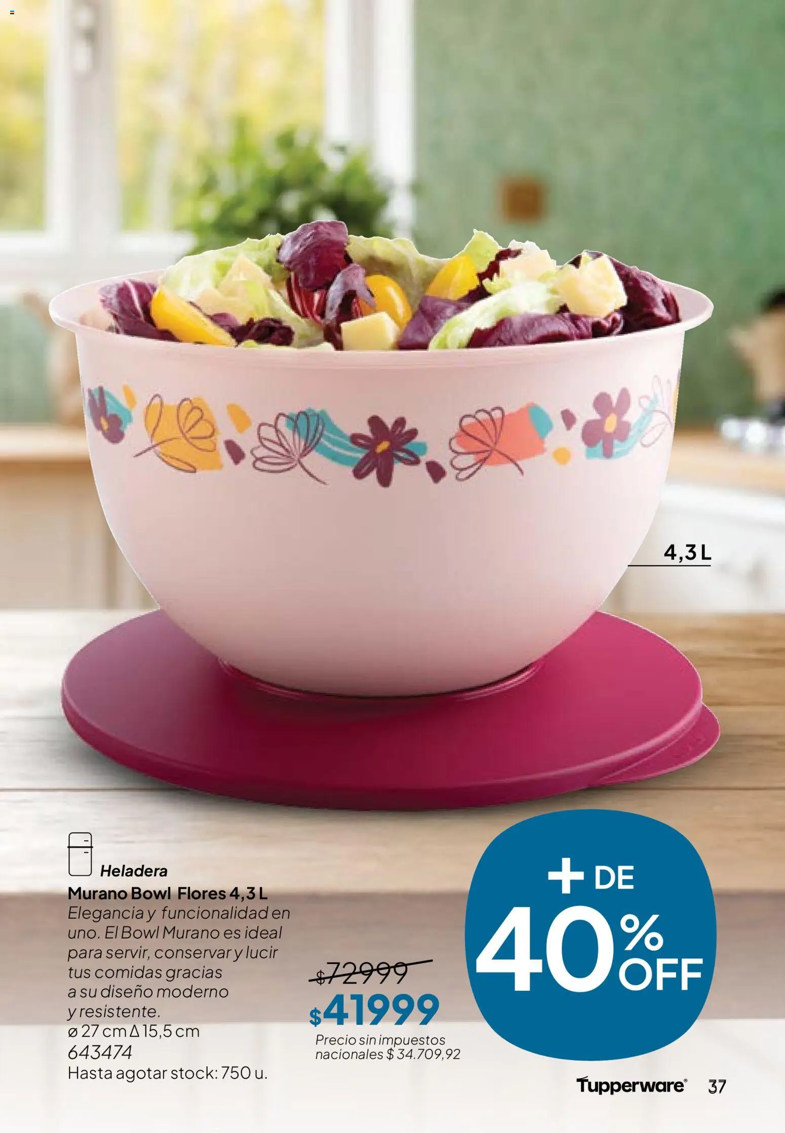 Tupperware Folleto │ válido desde el 24.11.2025 | Página: 38 | Productos: Bowl, Heladera