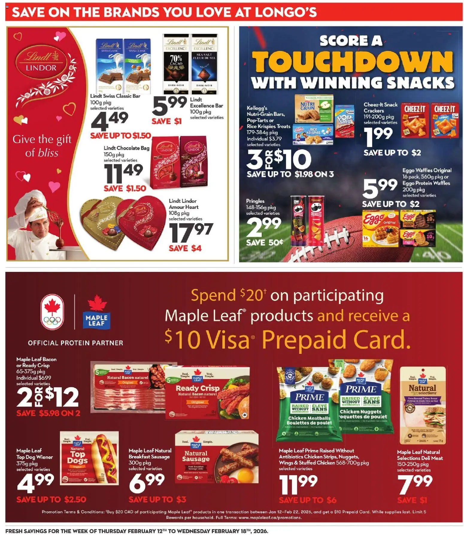 Longo's flyer valid from 12.02.2026 | Page: 23 | Products: Rice, Oven, Chocolate, Pork