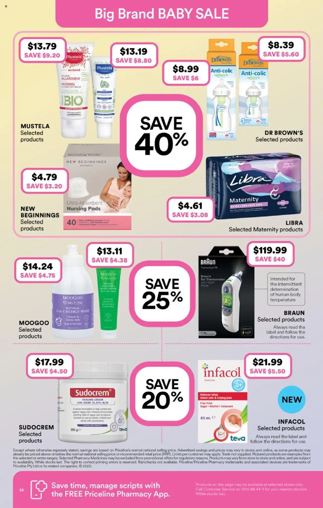 Priceline Pharmacy catalogue - valid from 16.10.2025 | Page: 38 | Products: Moisturiser, Bubble bath, Cream, Zinc